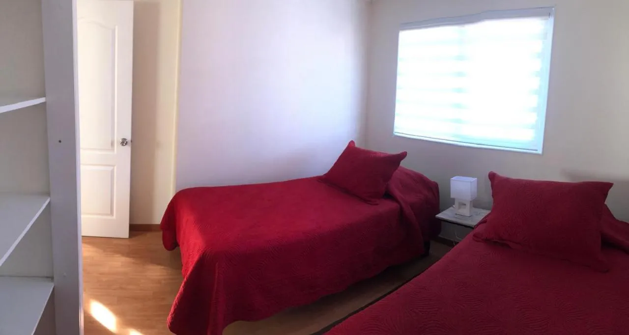 Bed in Hospedaje Valle Volcanes Apartamento