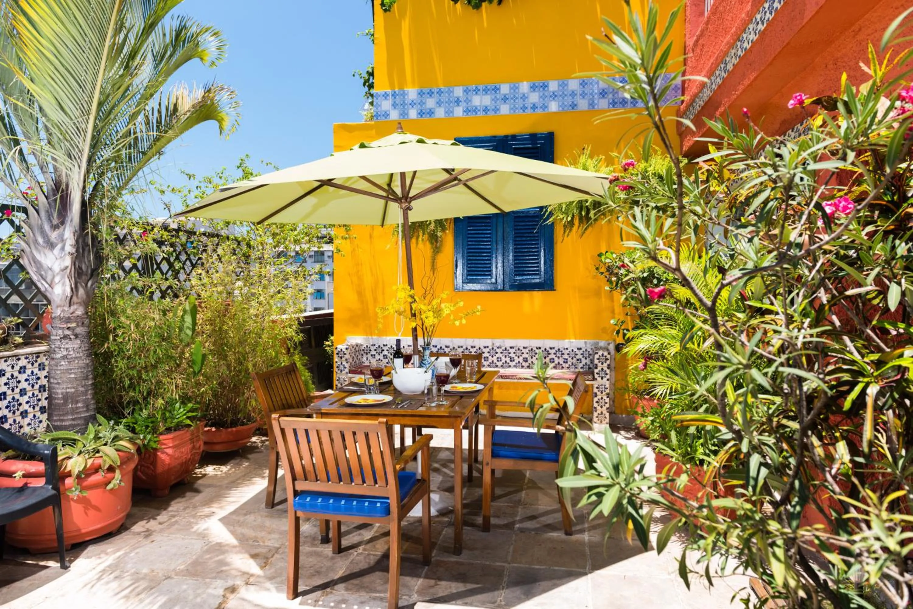 Patio in The Coral Penthouse in Rio de Janeiro - 7 Bedrooms