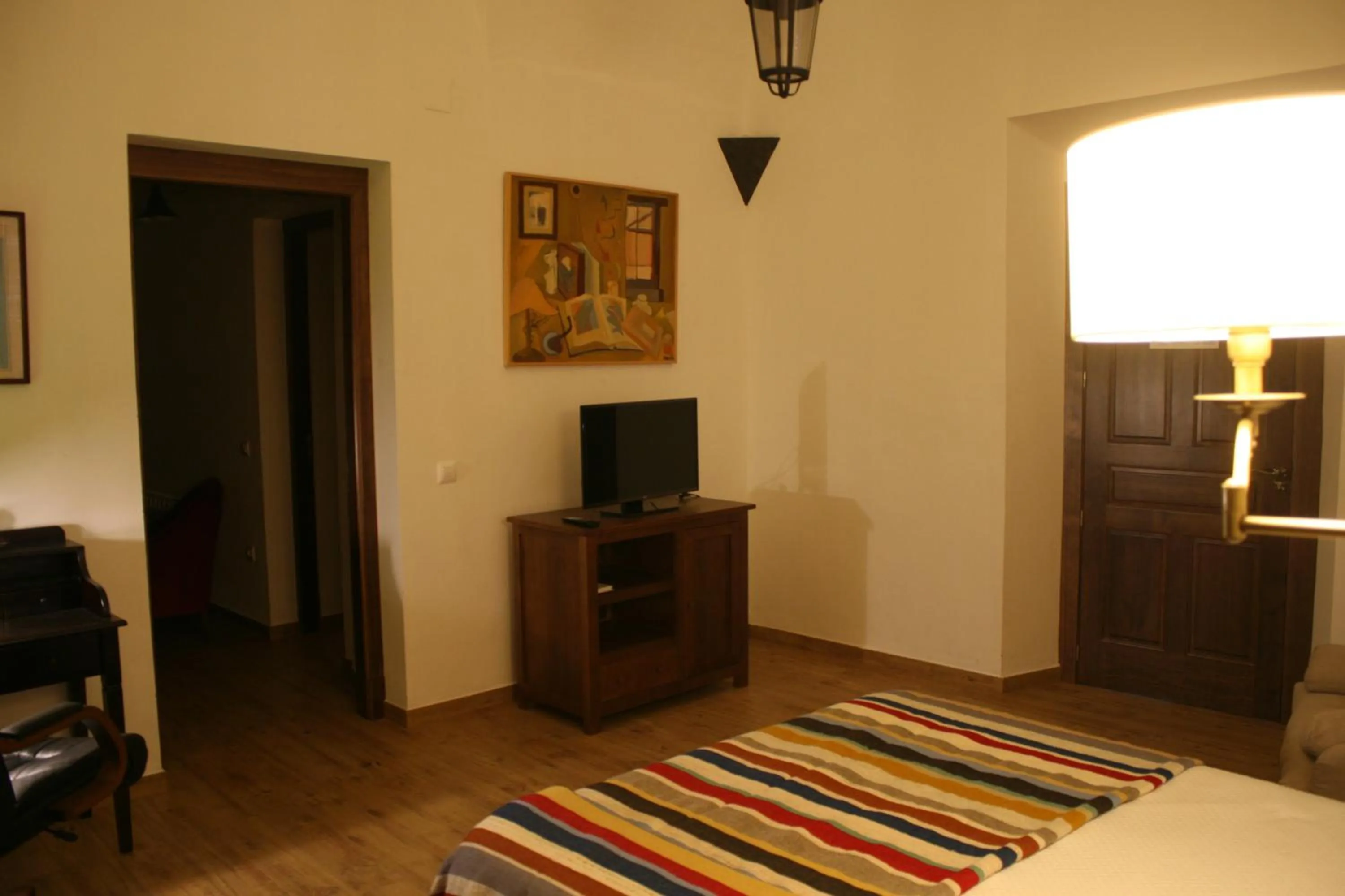 Bed in Hotel Rural Las Grullas