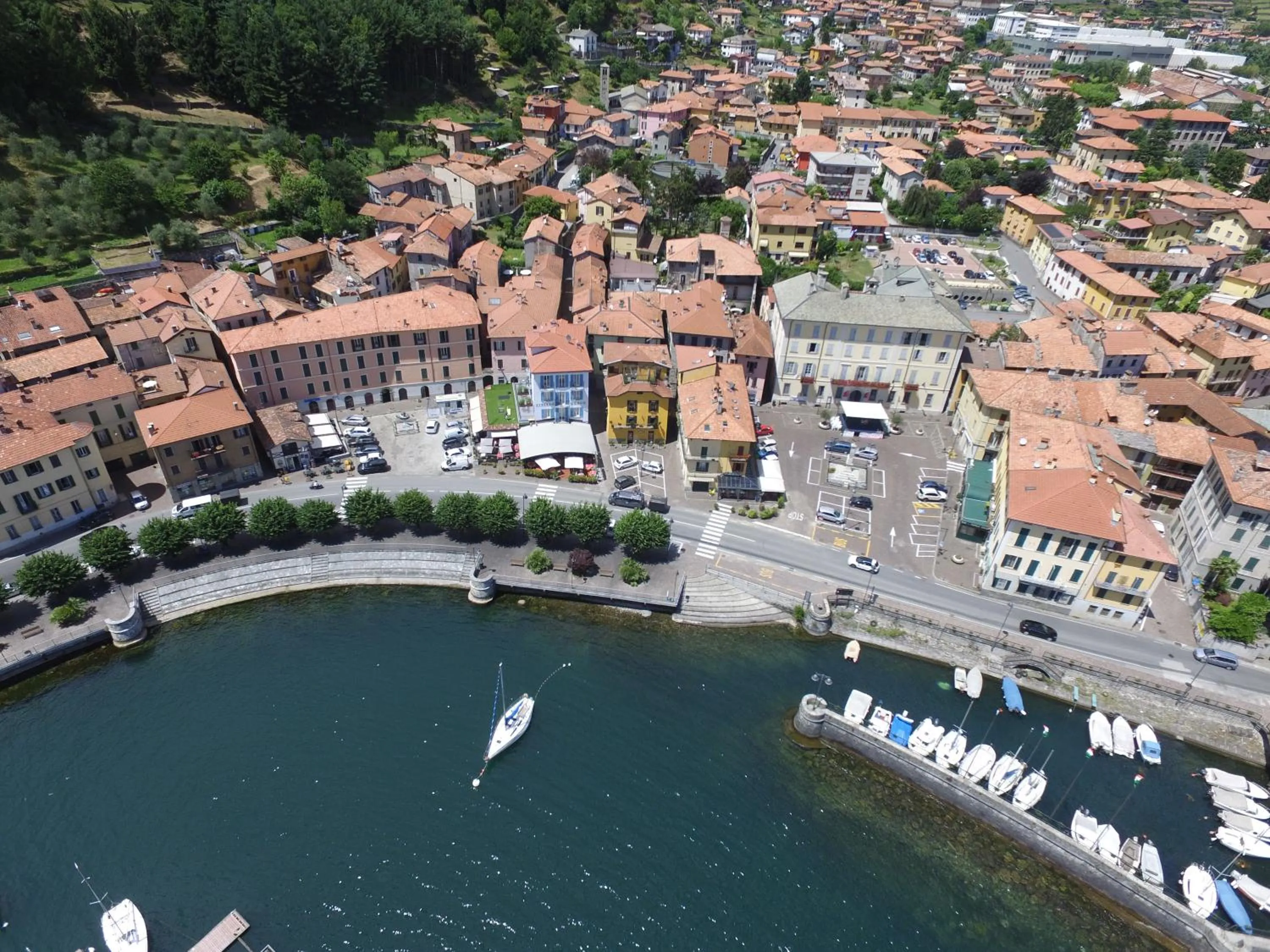 Bird's eye view in Albergo Dongo