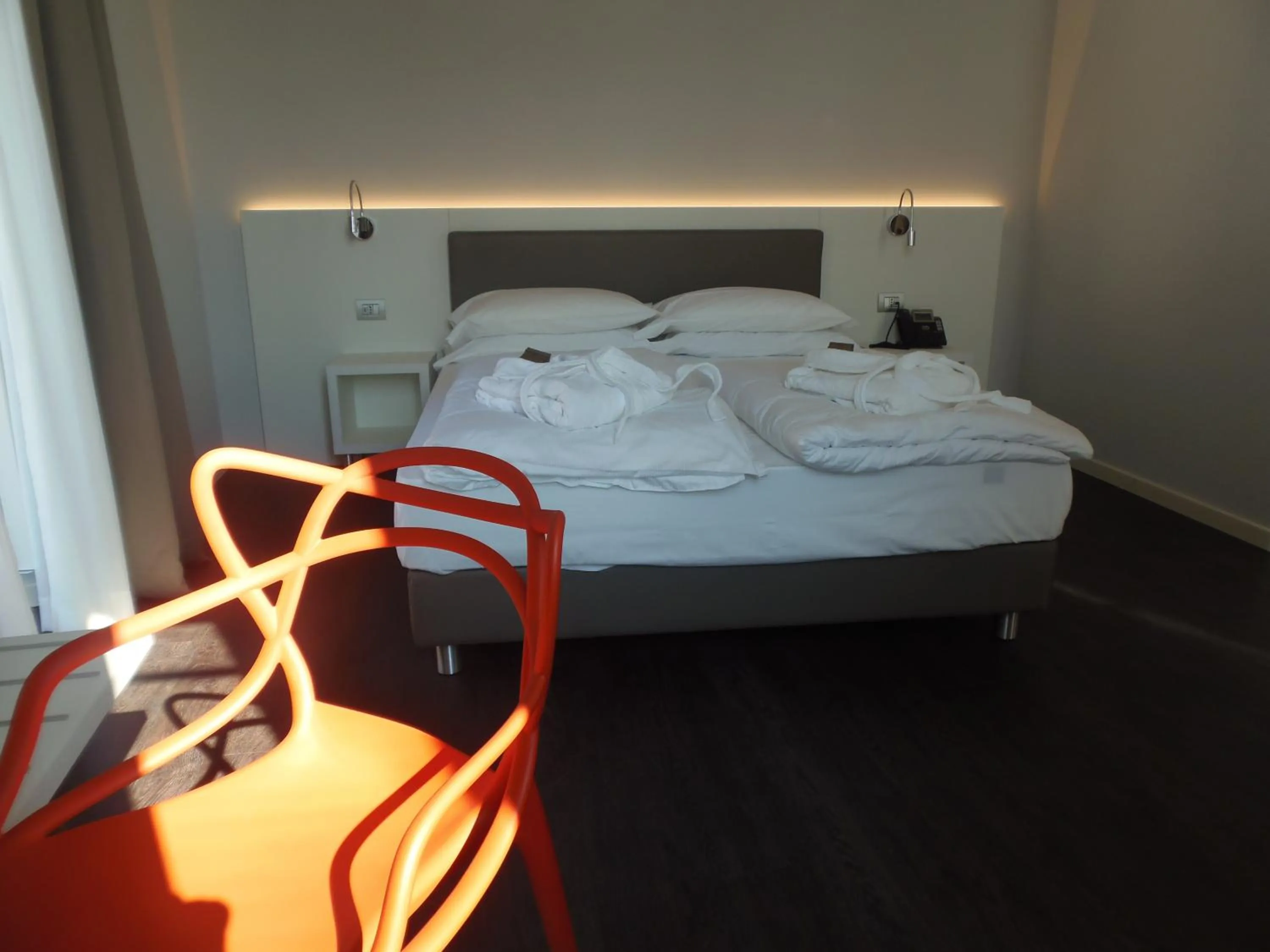 Bed in Albergo Dongo