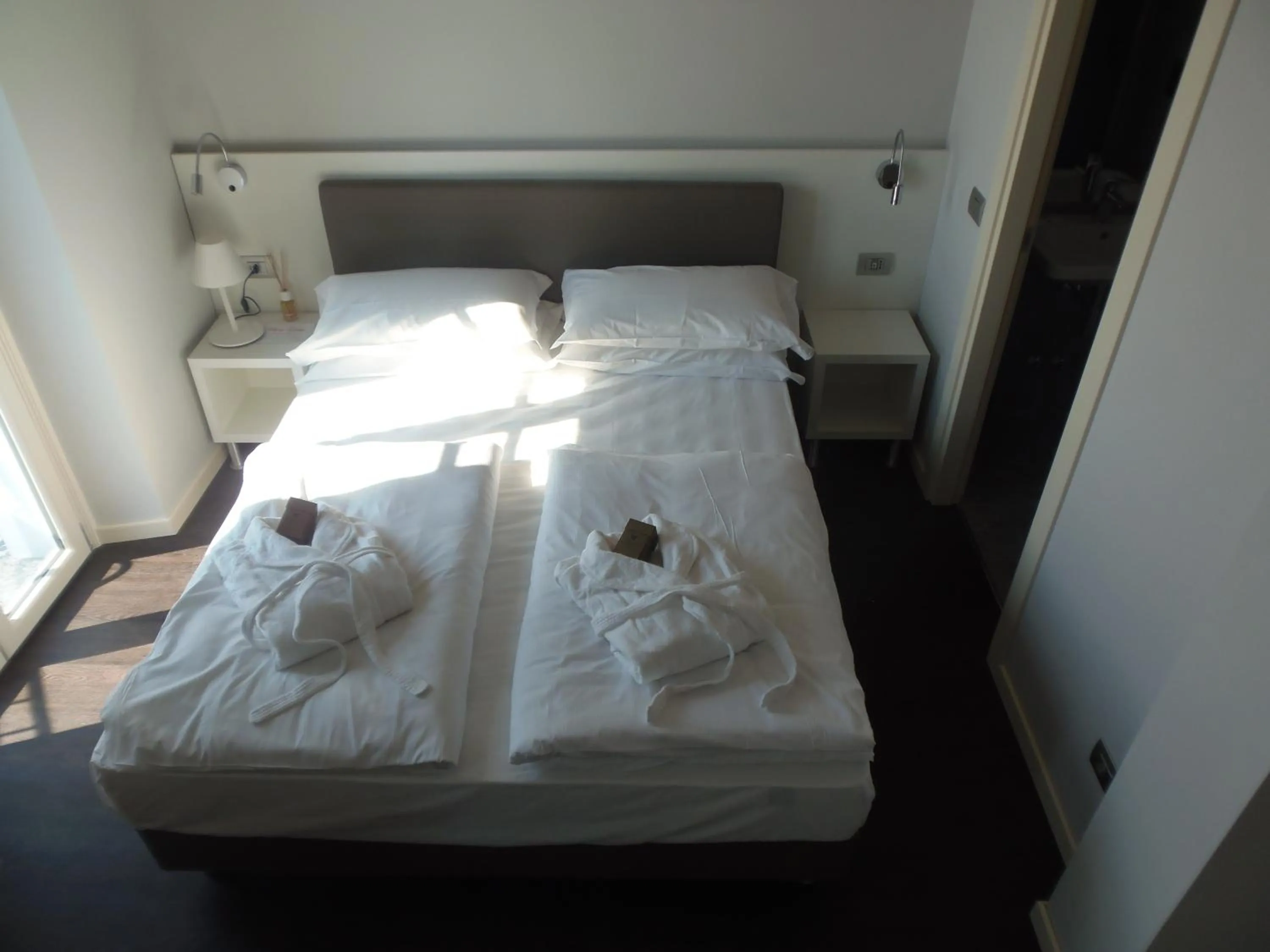 Bed in Albergo Dongo