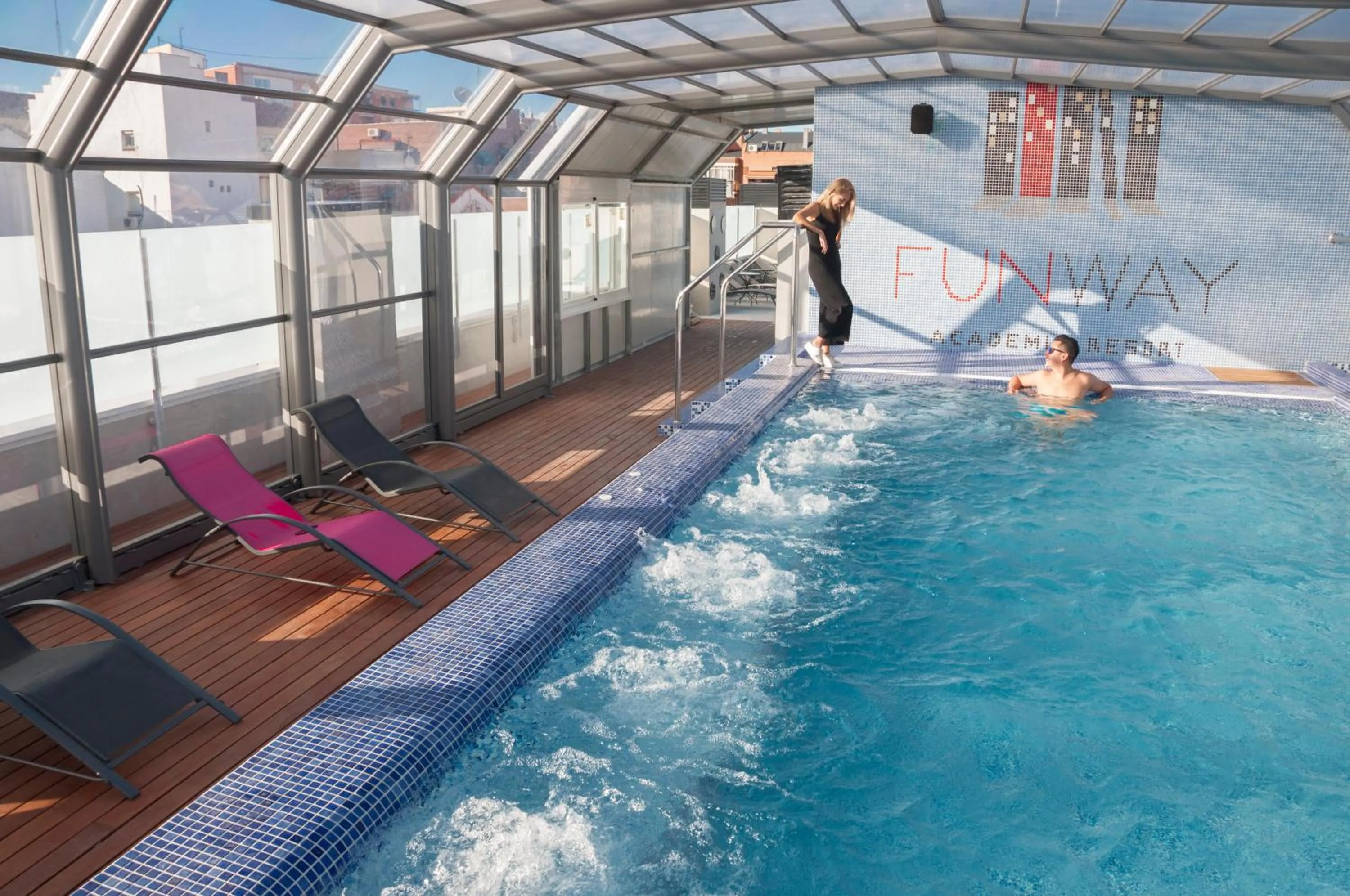 Swimming pool in Funway Academic Resort