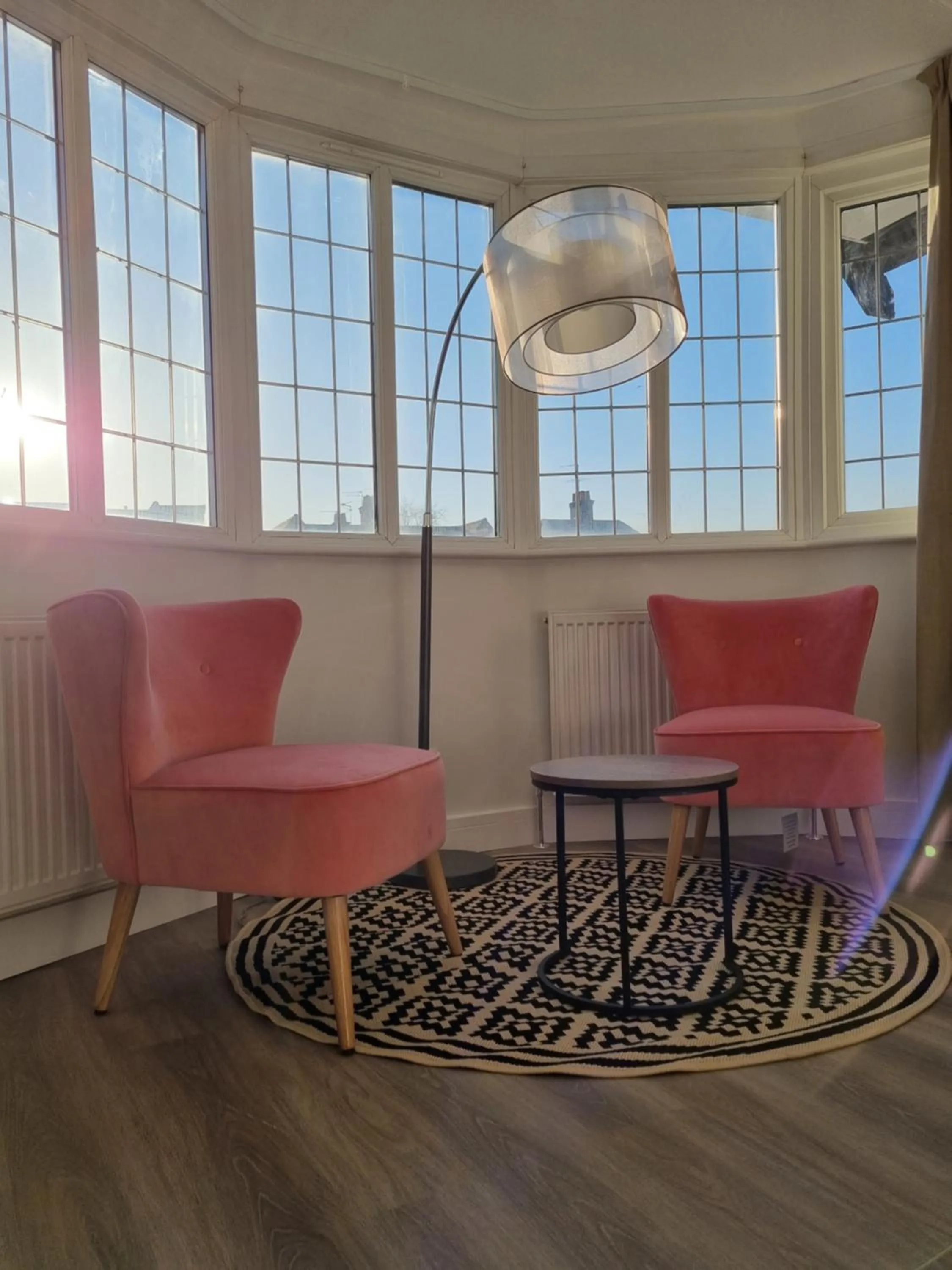 Seating area in Hotel CG London