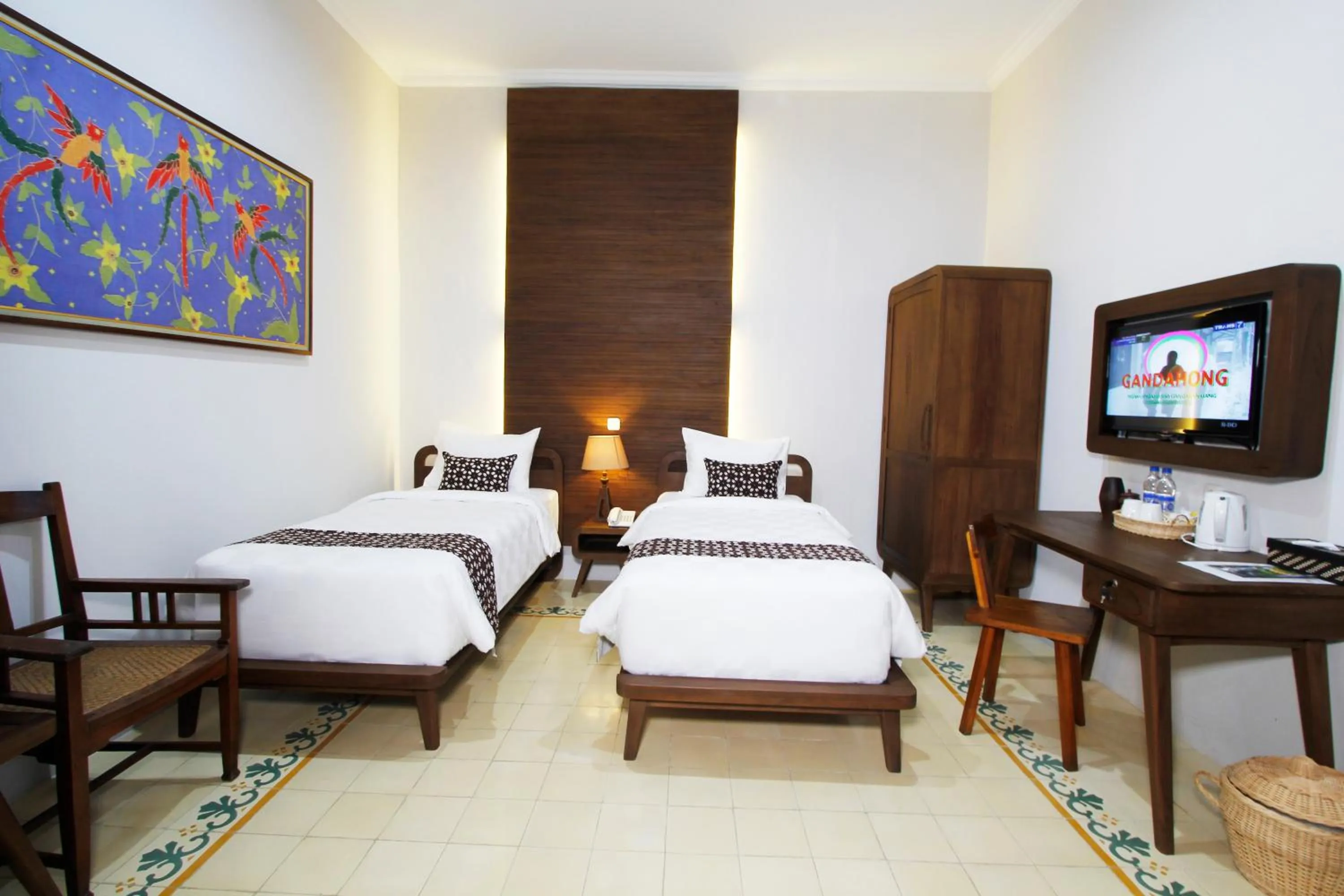 Bedroom, Bed in Joglo Mandapa Boutique Hotel