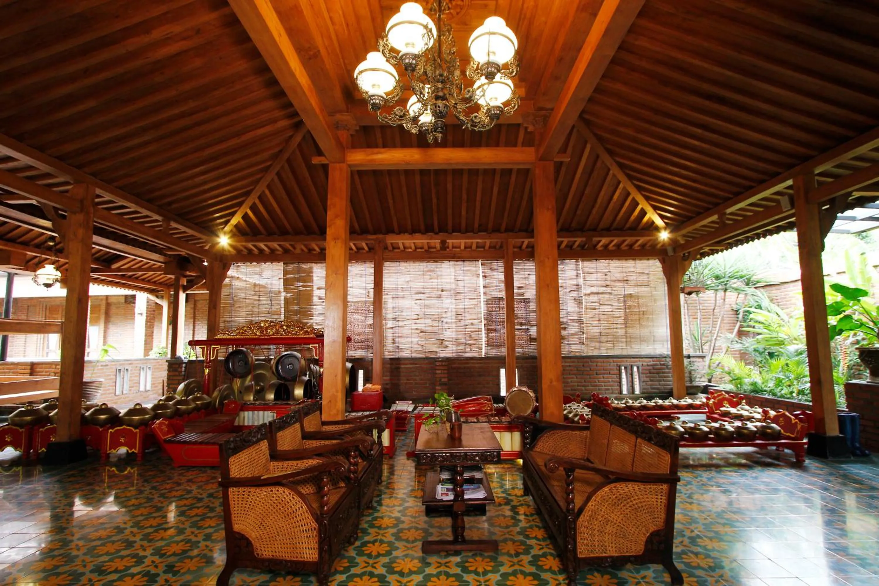 Lobby or reception in Joglo Mandapa Boutique Hotel