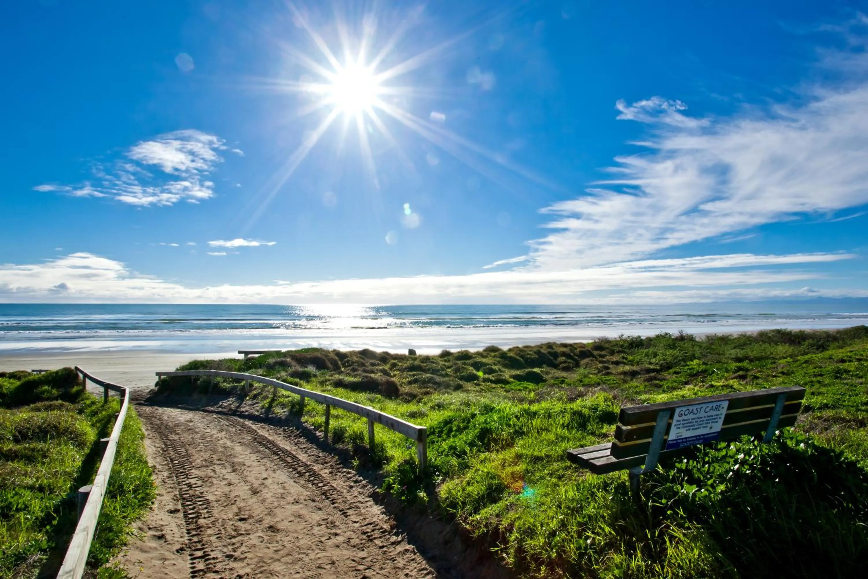 Beach in Aquarius Motel