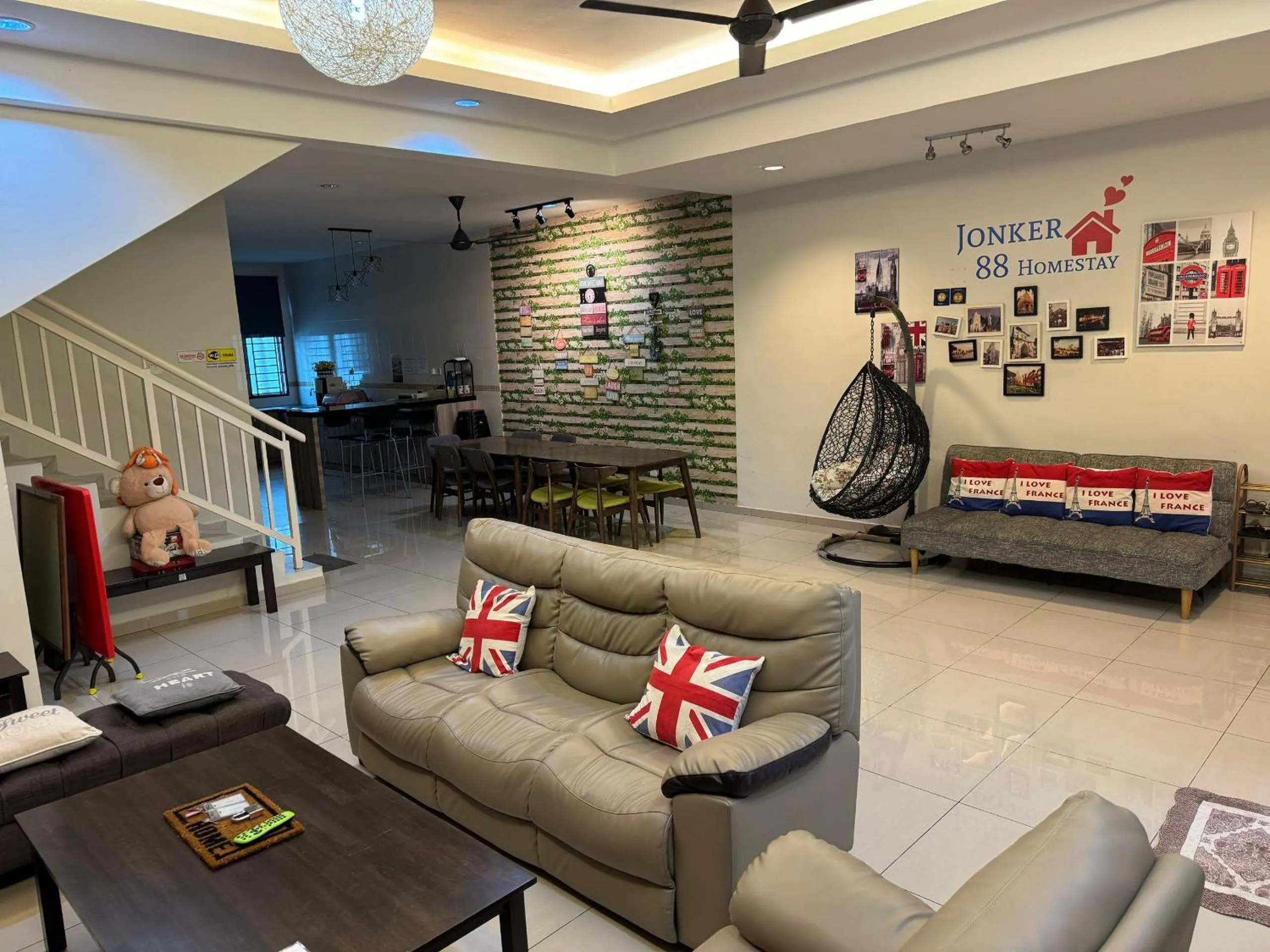 Living room in Jonker 88 Homestay Melaka