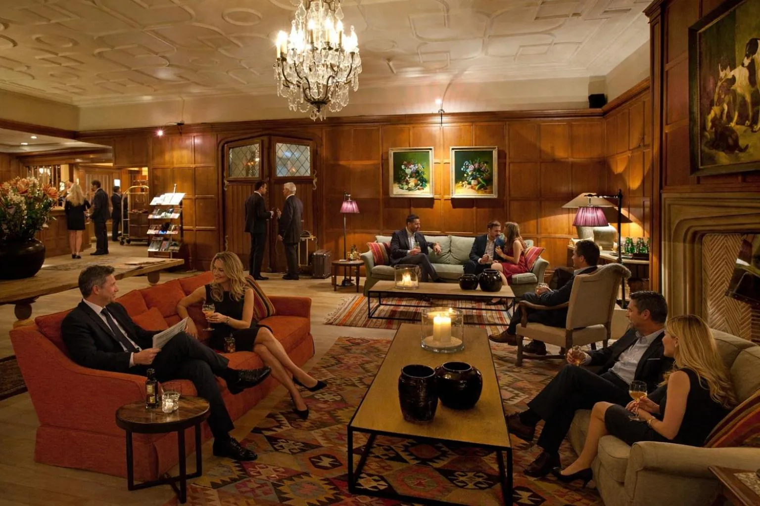 Lobby or reception in Hotel Damier Kortrijk