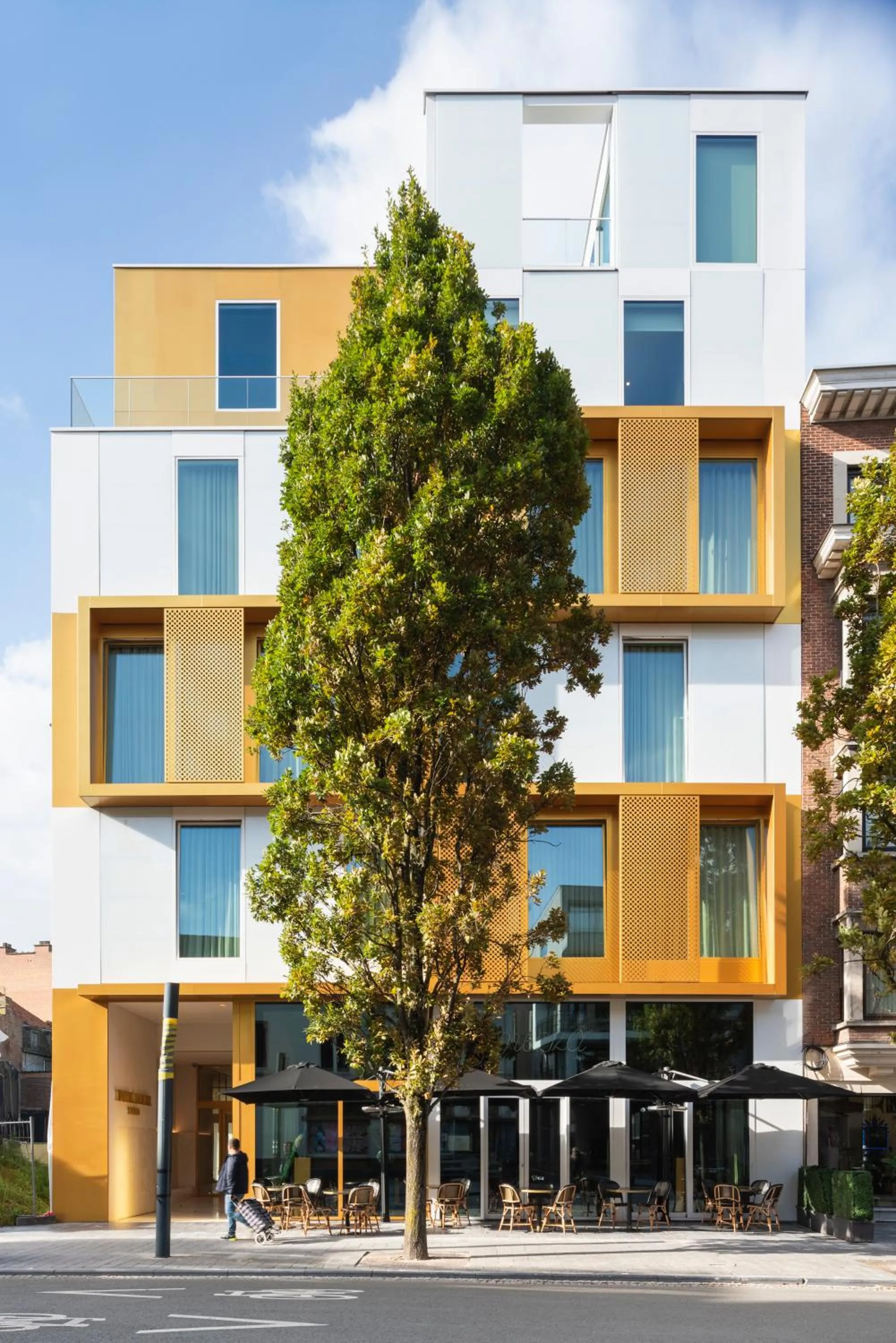 Facade/entrance in Hotel Damier Kortrijk