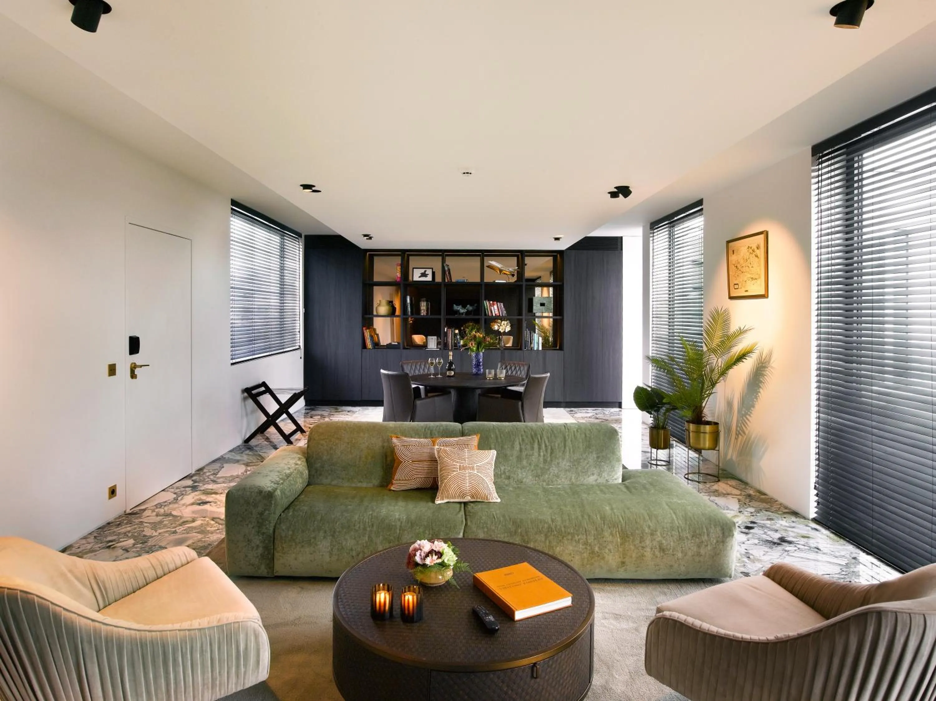 Living room in Hotel Damier Kortrijk