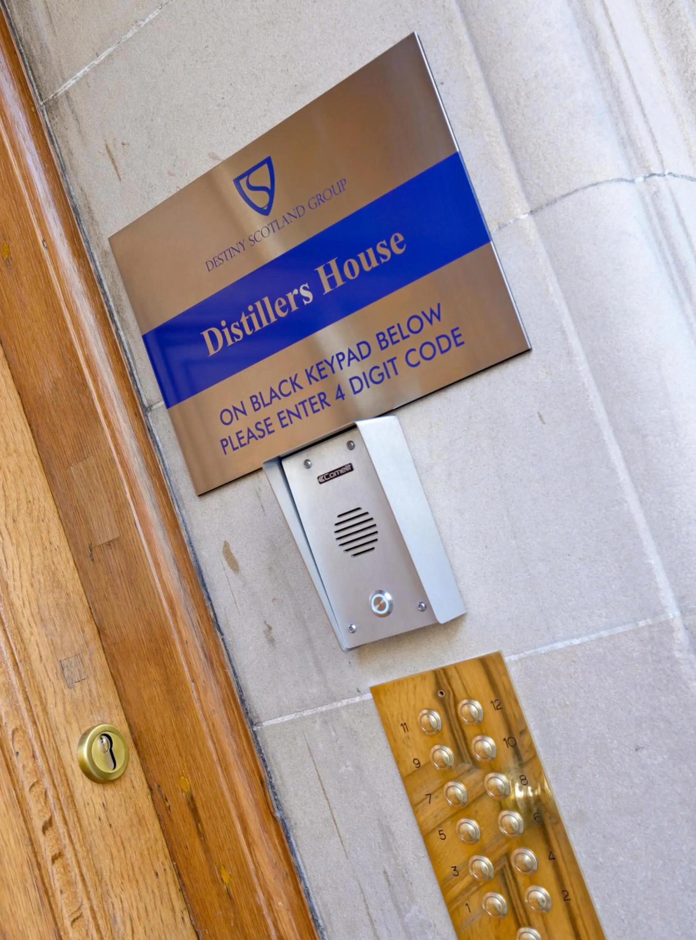 Facade/entrance in Destiny Scotland - Distillers House