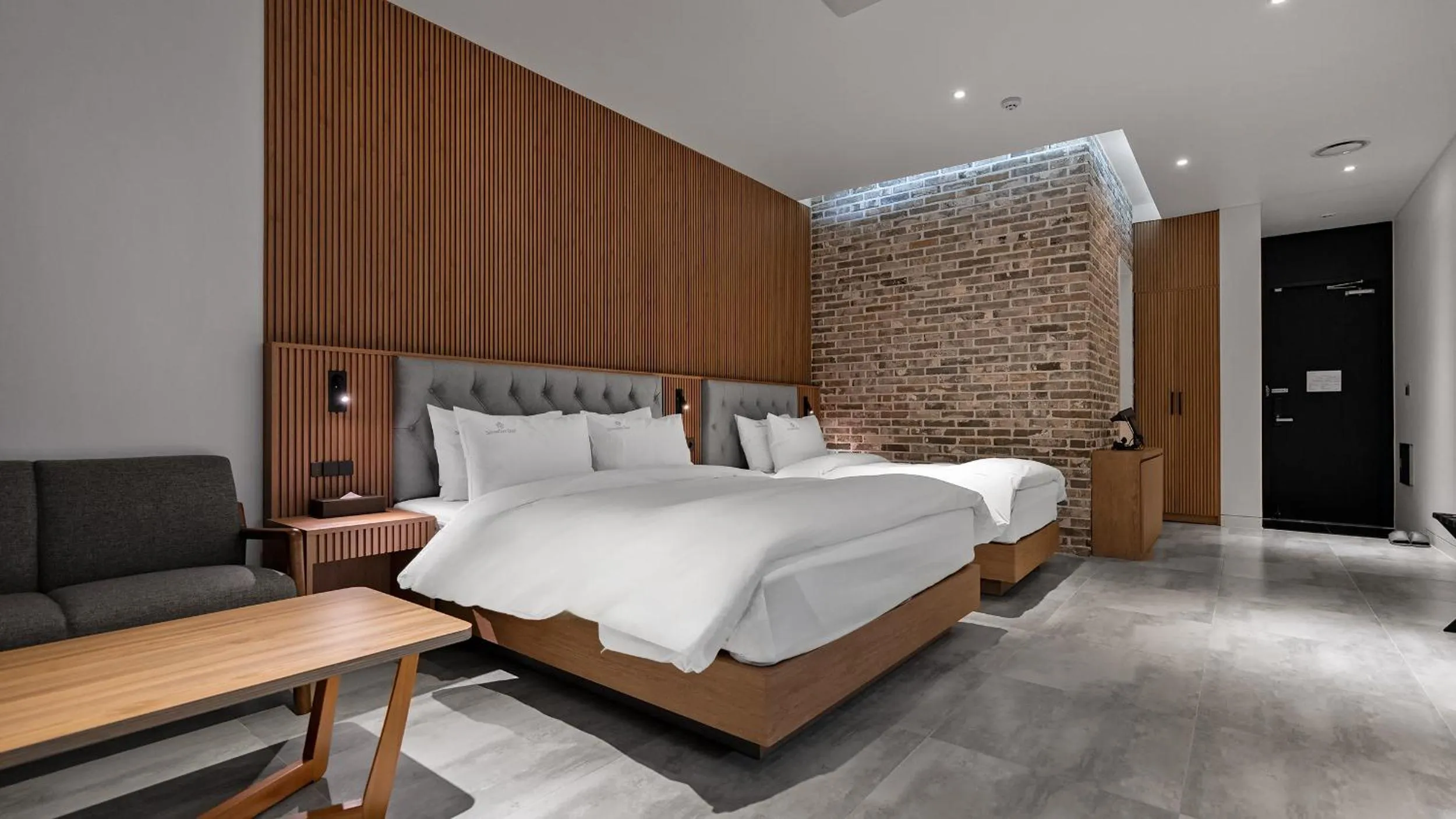 Bed in Hotel Schweizer Dorf Cheonan