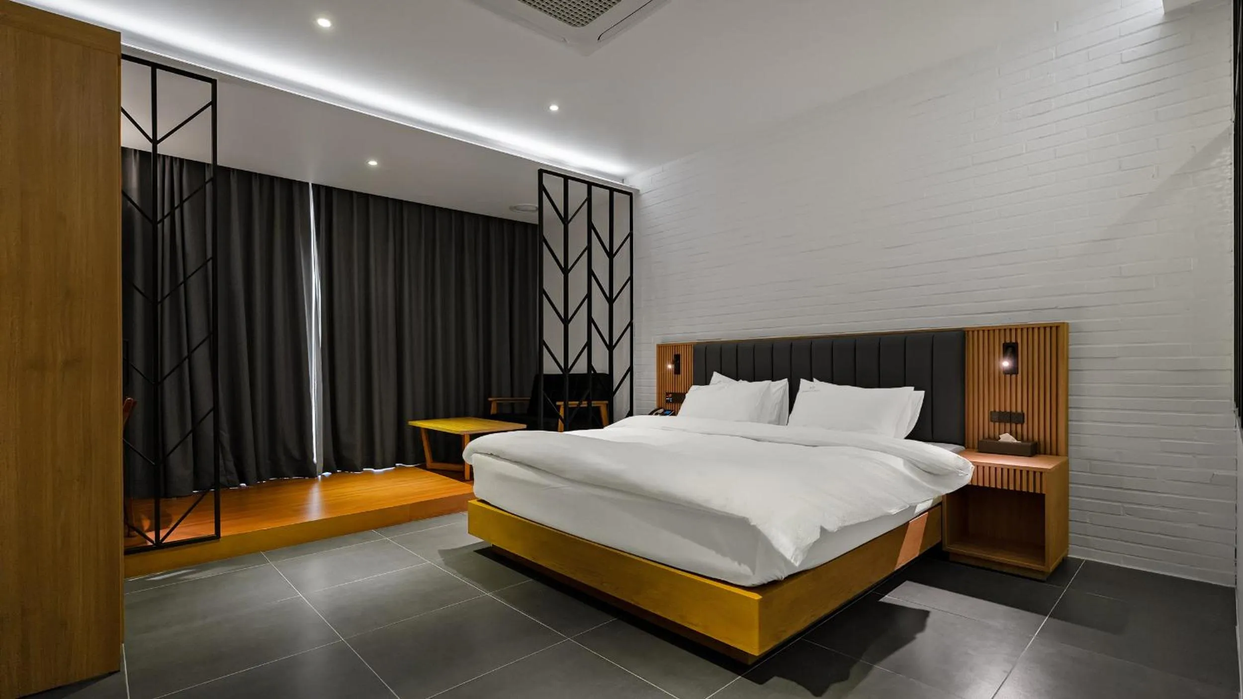 Bed in Hotel Schweizer Dorf Cheonan