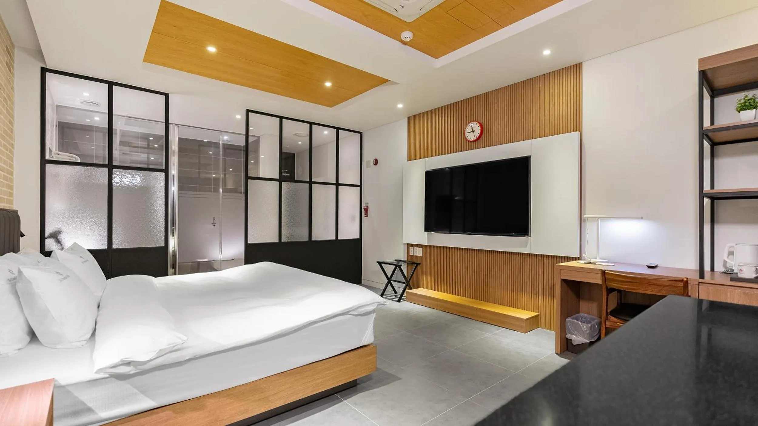 Bed in Hotel Schweizer Dorf Cheonan