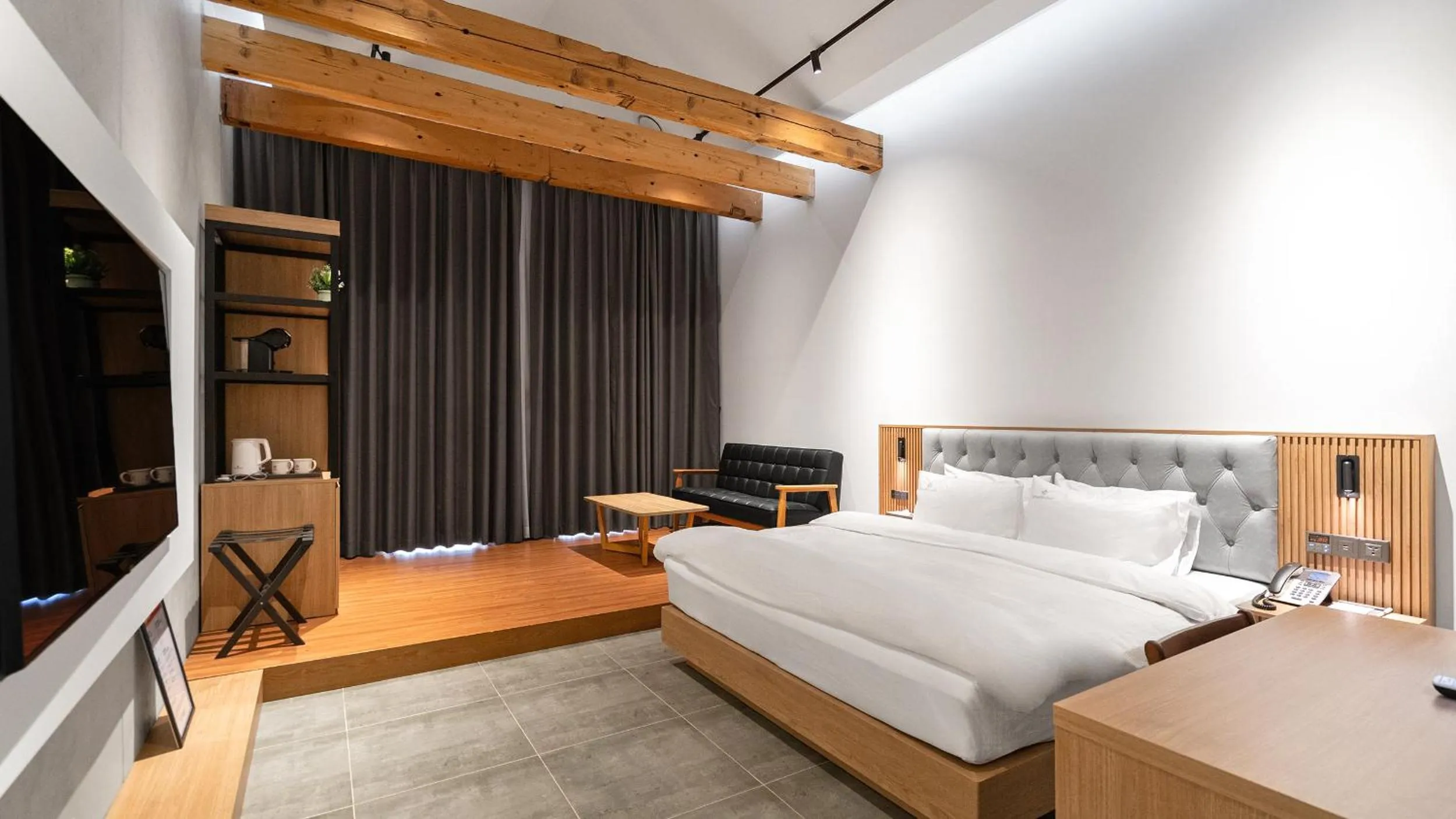 Bed in Hotel Schweizer Dorf Cheonan