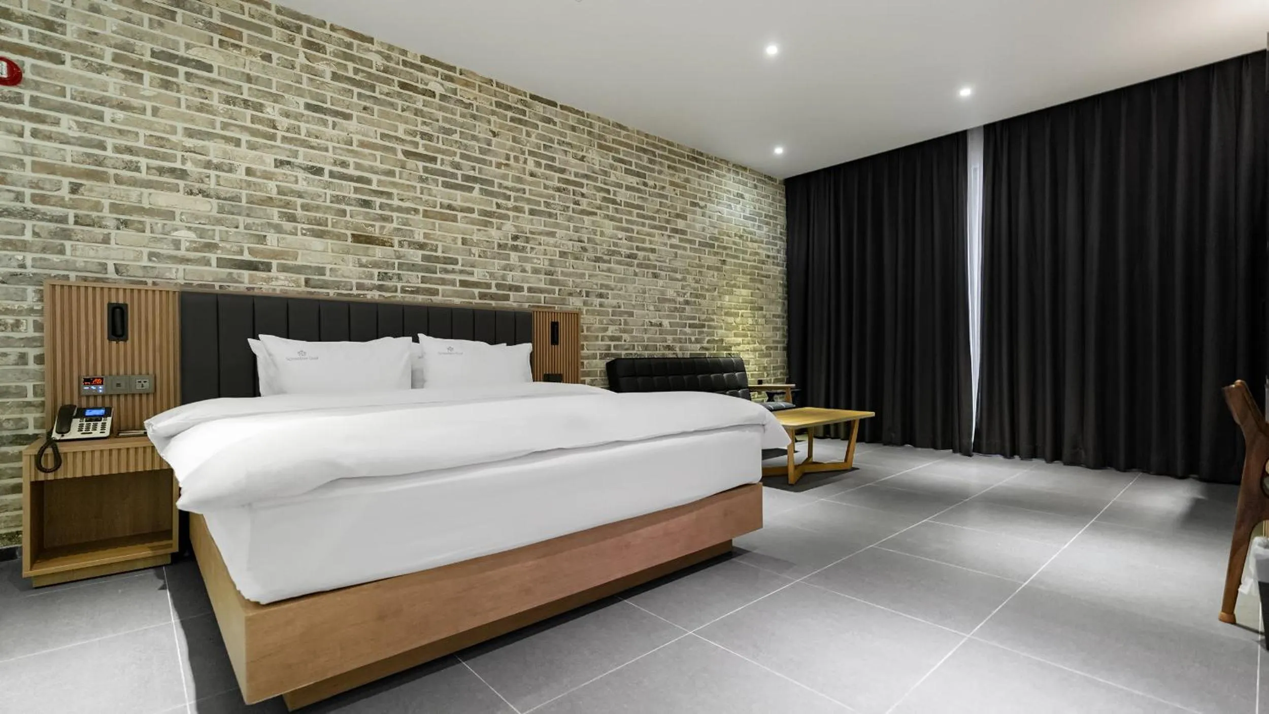 Bed in Hotel Schweizer Dorf Cheonan