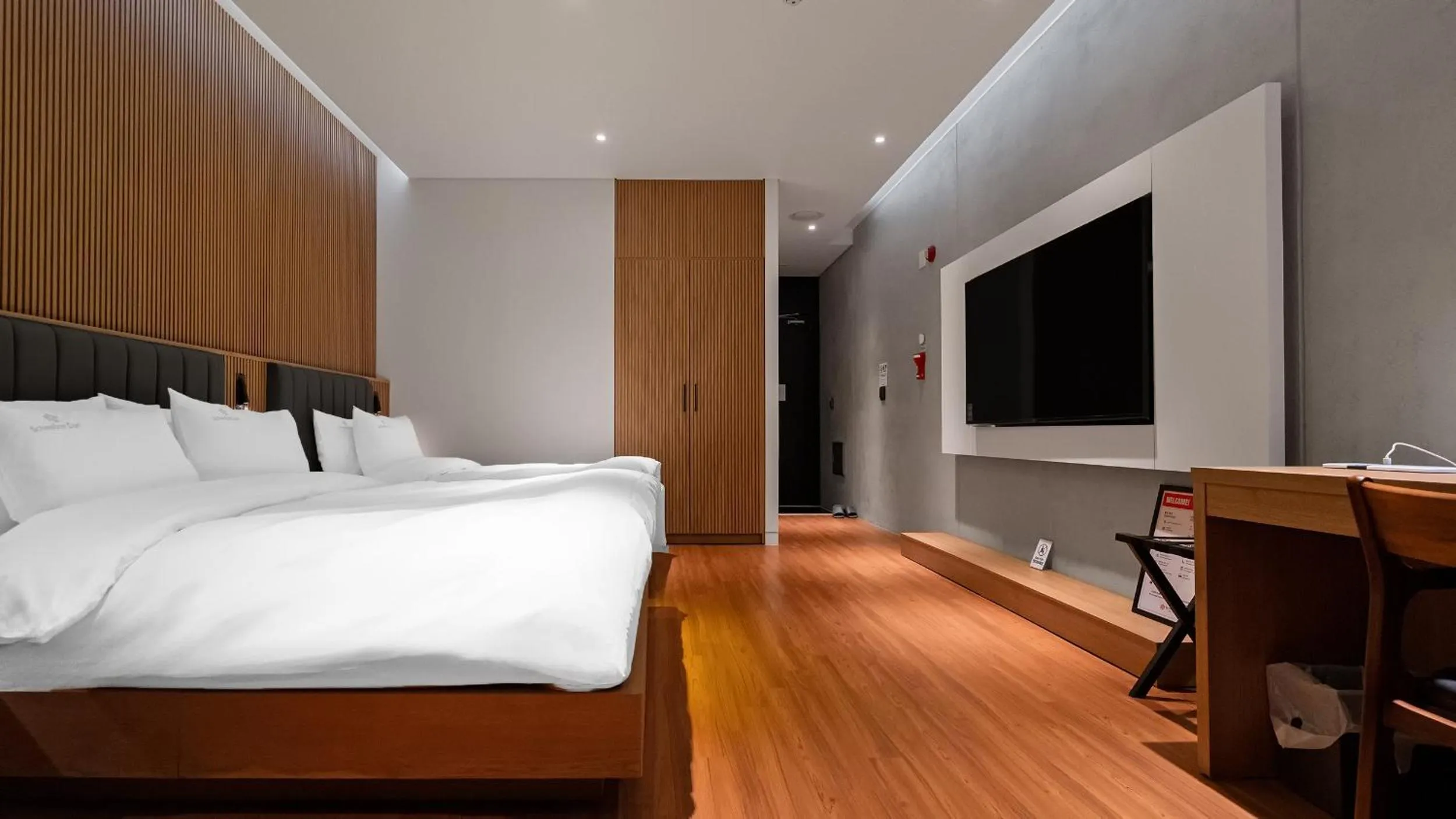 Bed in Hotel Schweizer Dorf Cheonan