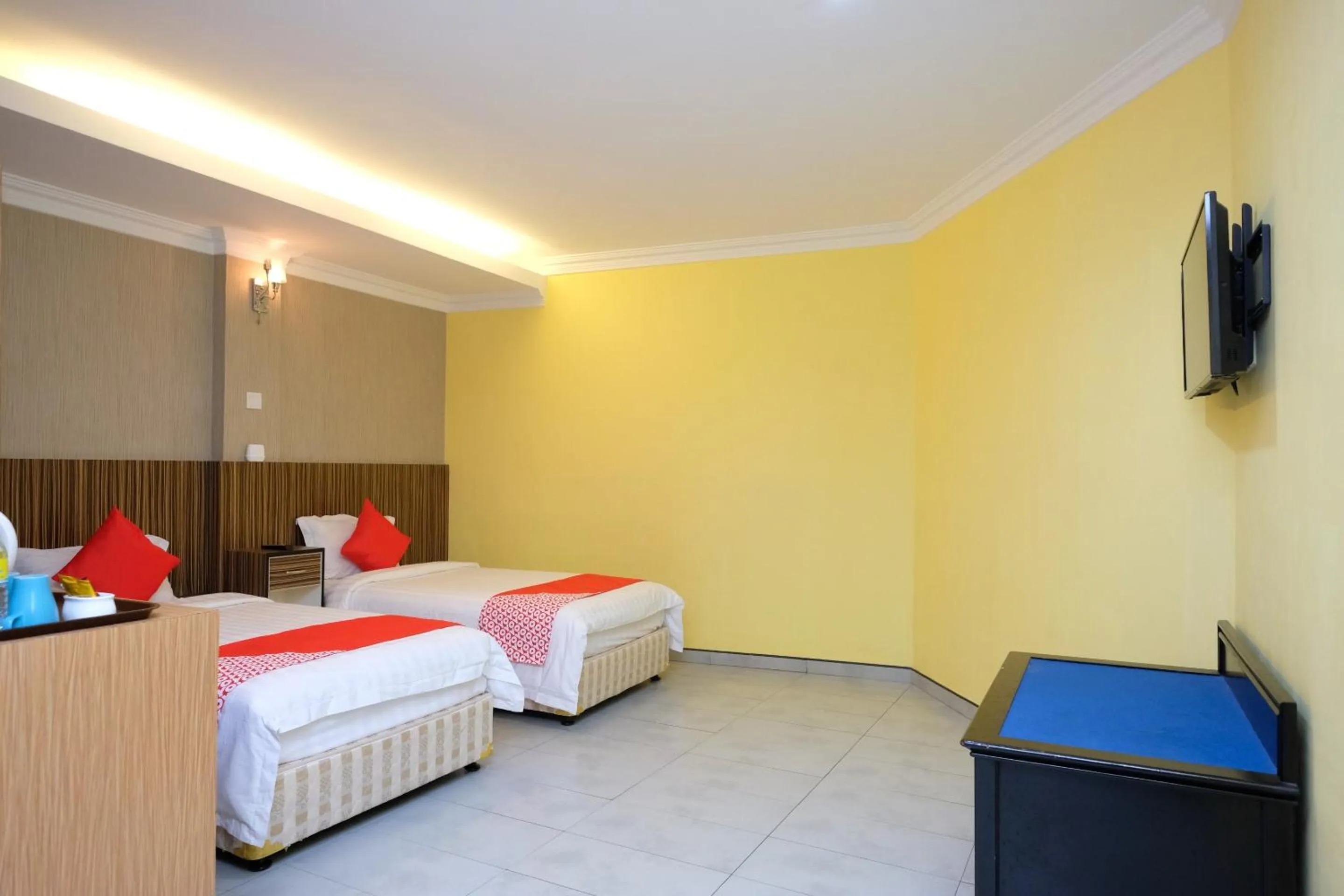 Bed in Rayyan Soffea Hotel