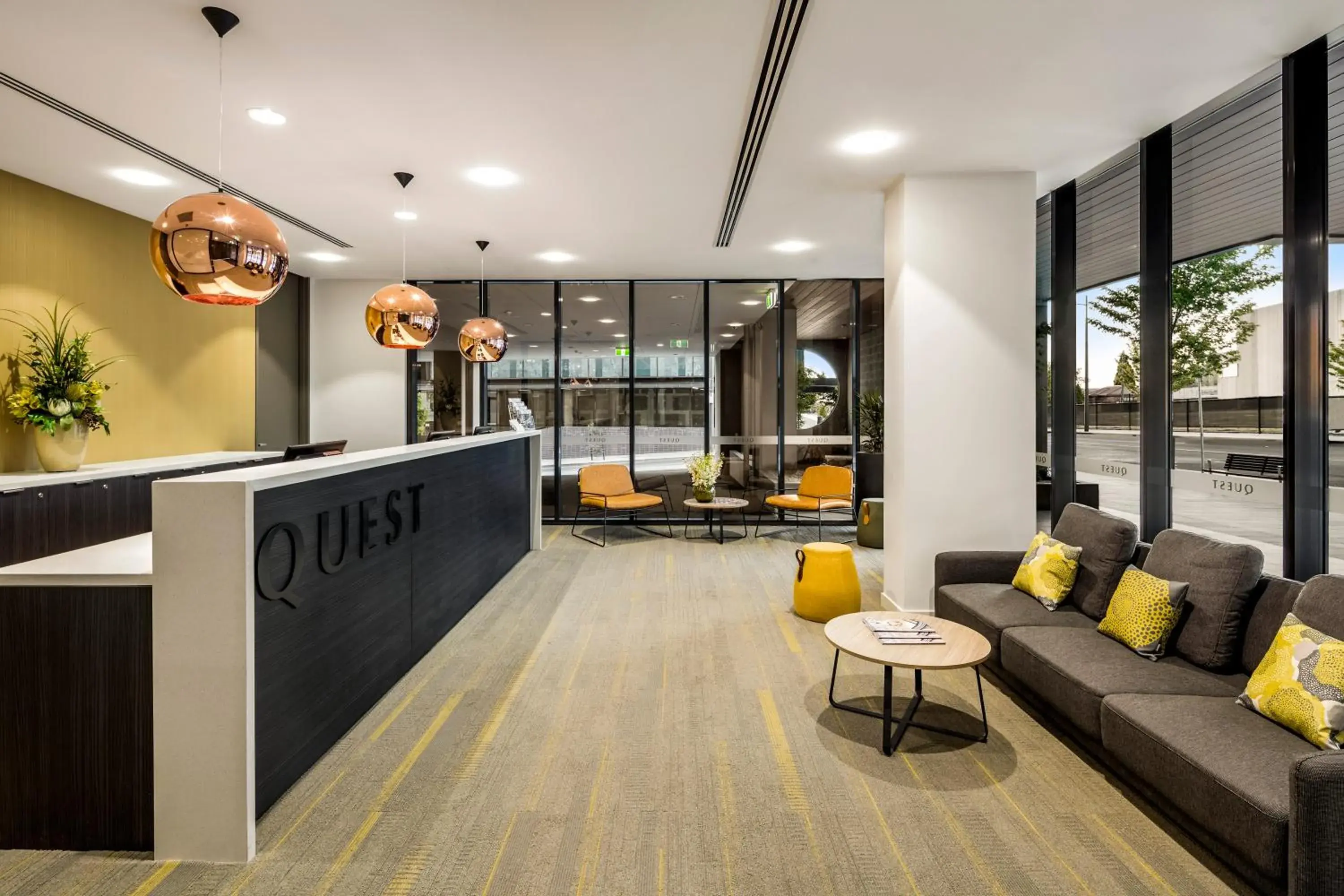 Lobby or reception in Quest Dandenong Central Lobby or reception in Quest Dandenong Central