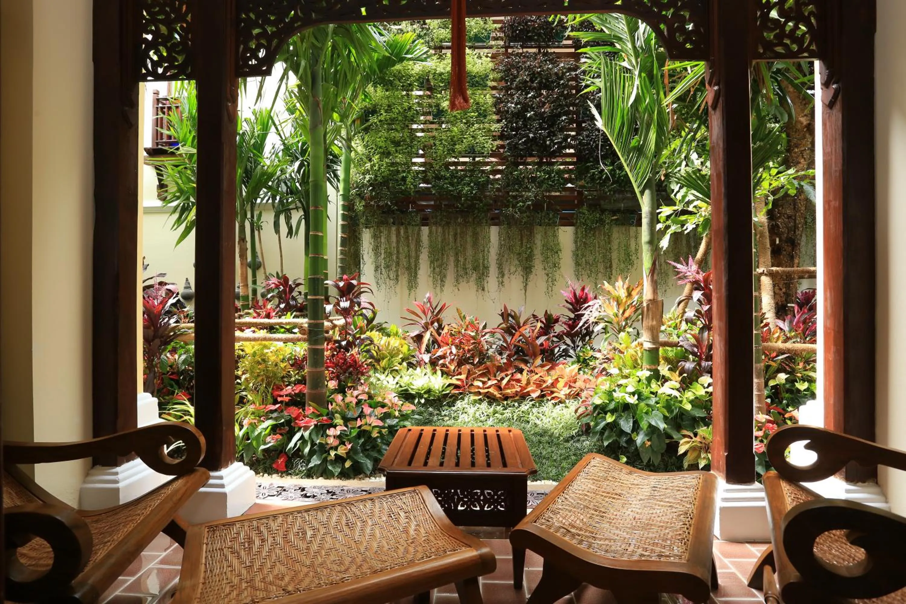 Seating area in Viangluang Resort