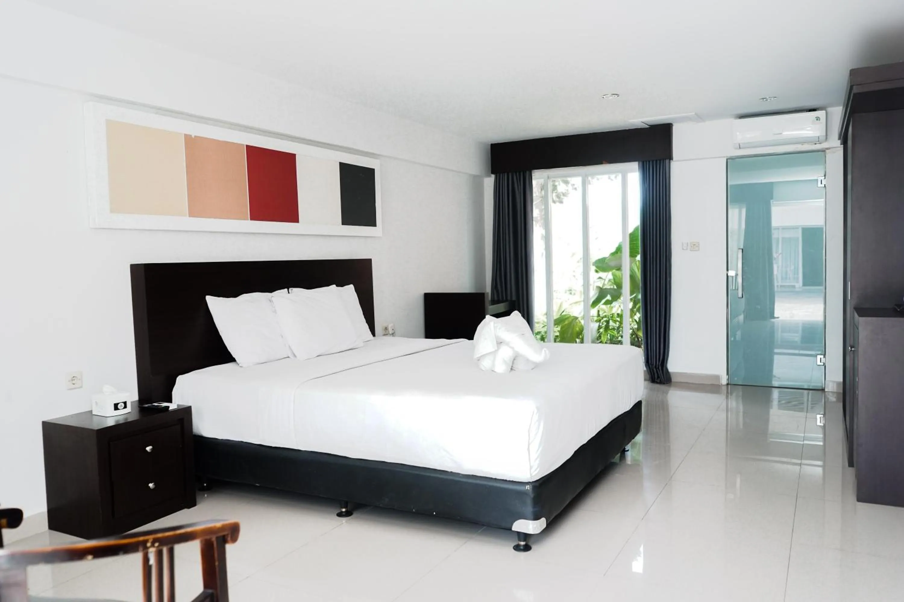 Bed in Hotel Ariandri Puncak