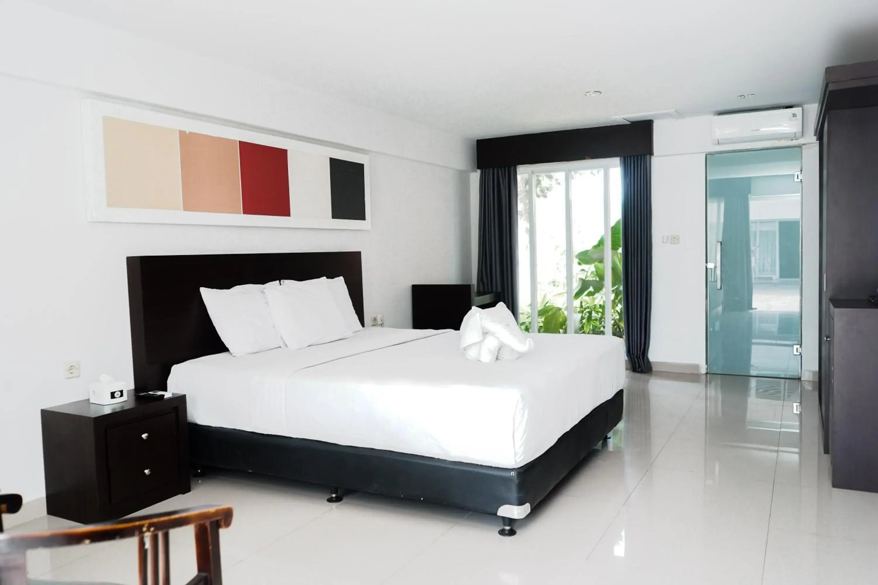 Bed in Hotel Ariandri Puncak Bed in Hotel Ariandri Puncak