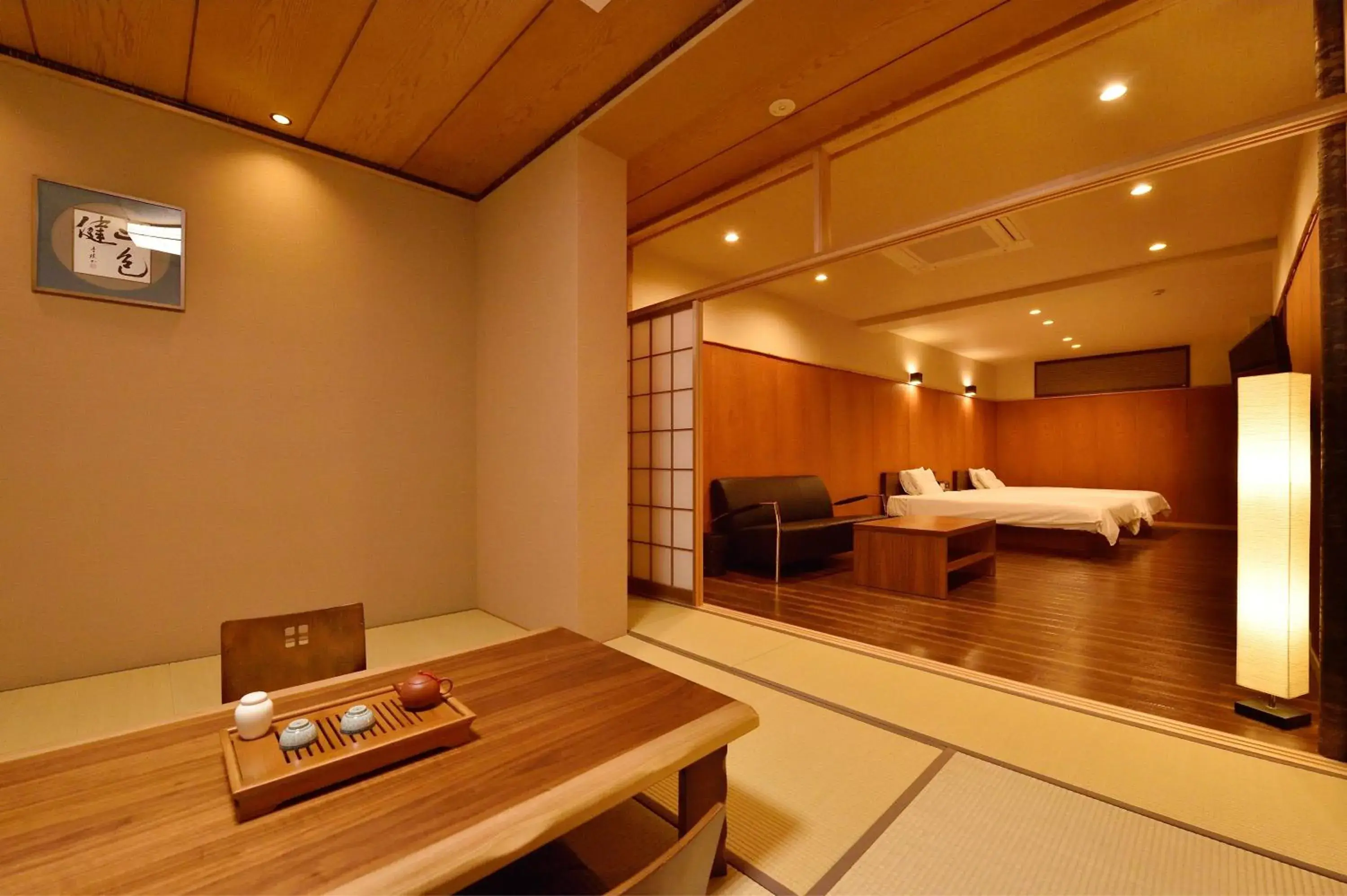 Living room, Bed in Kannawaen Living room, Bed in Kannawaen