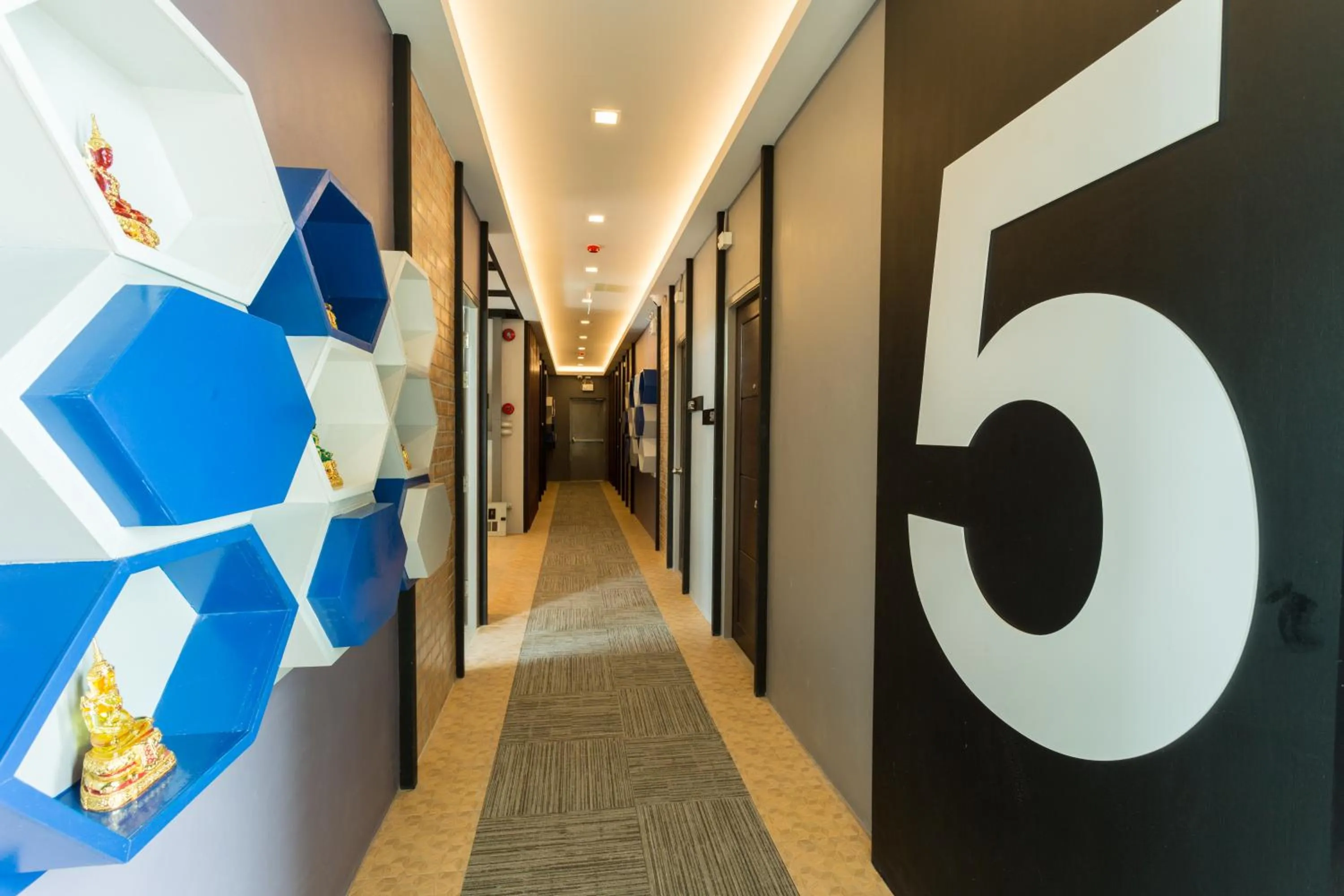 Decorative detail in Qoo Hotel