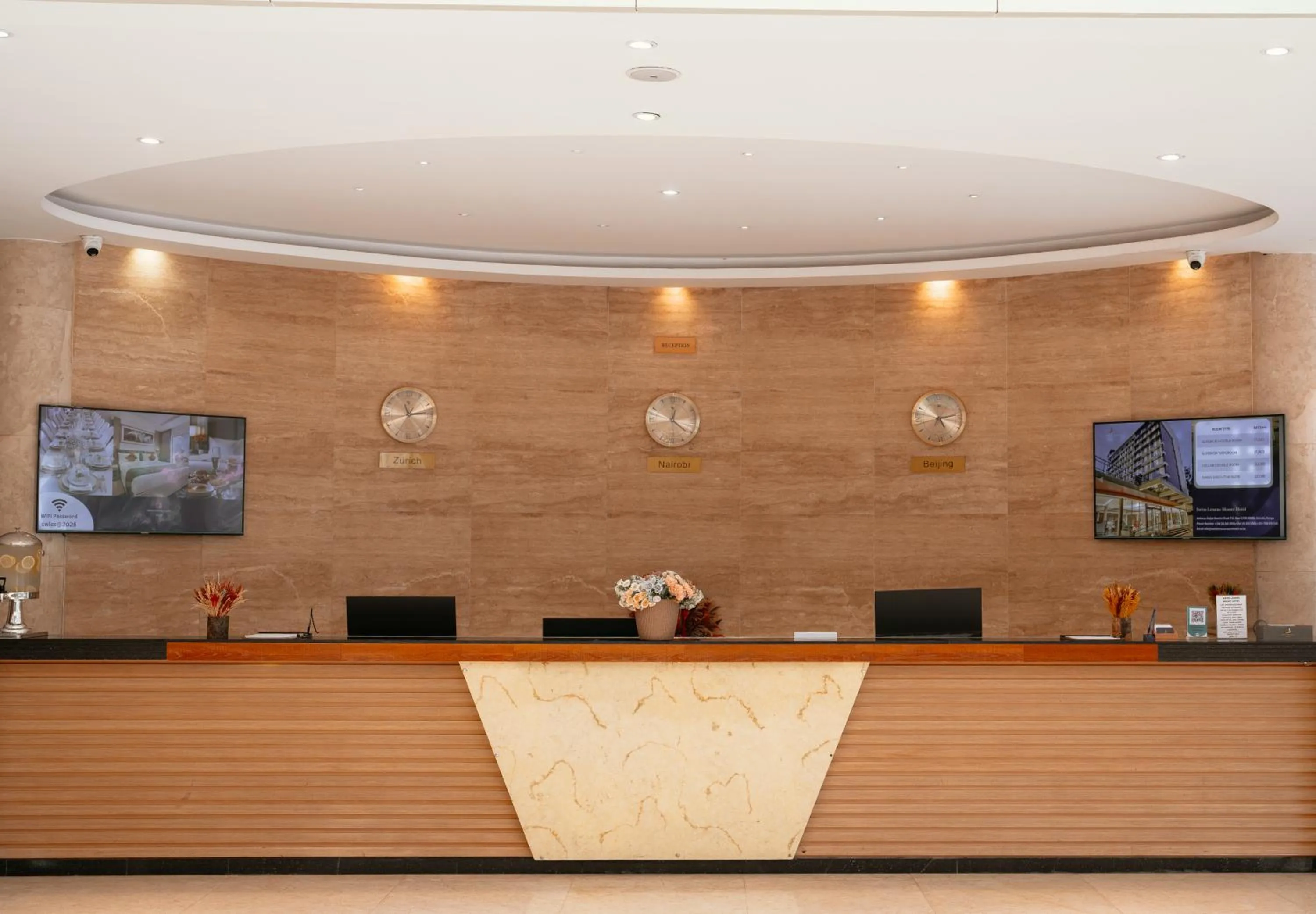 Lobby or reception in Swiss Lenana Mount Hotel