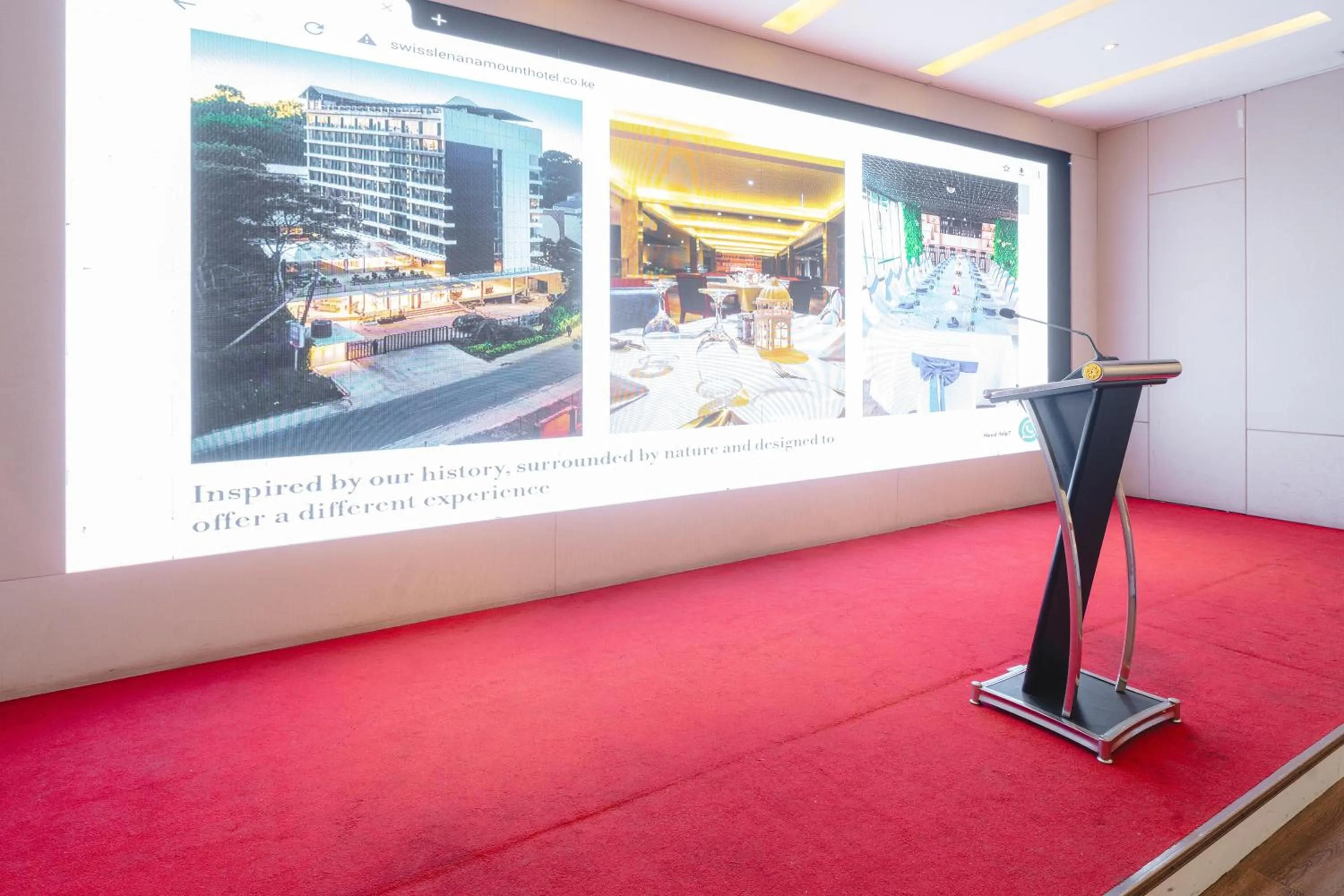 Meeting/conference room in Swiss Lenana Mount Hotel