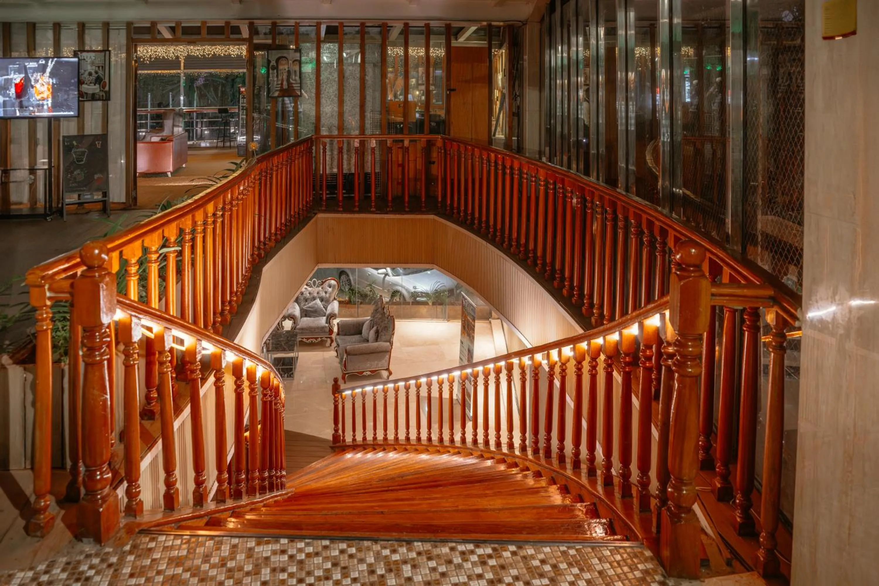 Property building in Swiss Lenana Mount Hotel