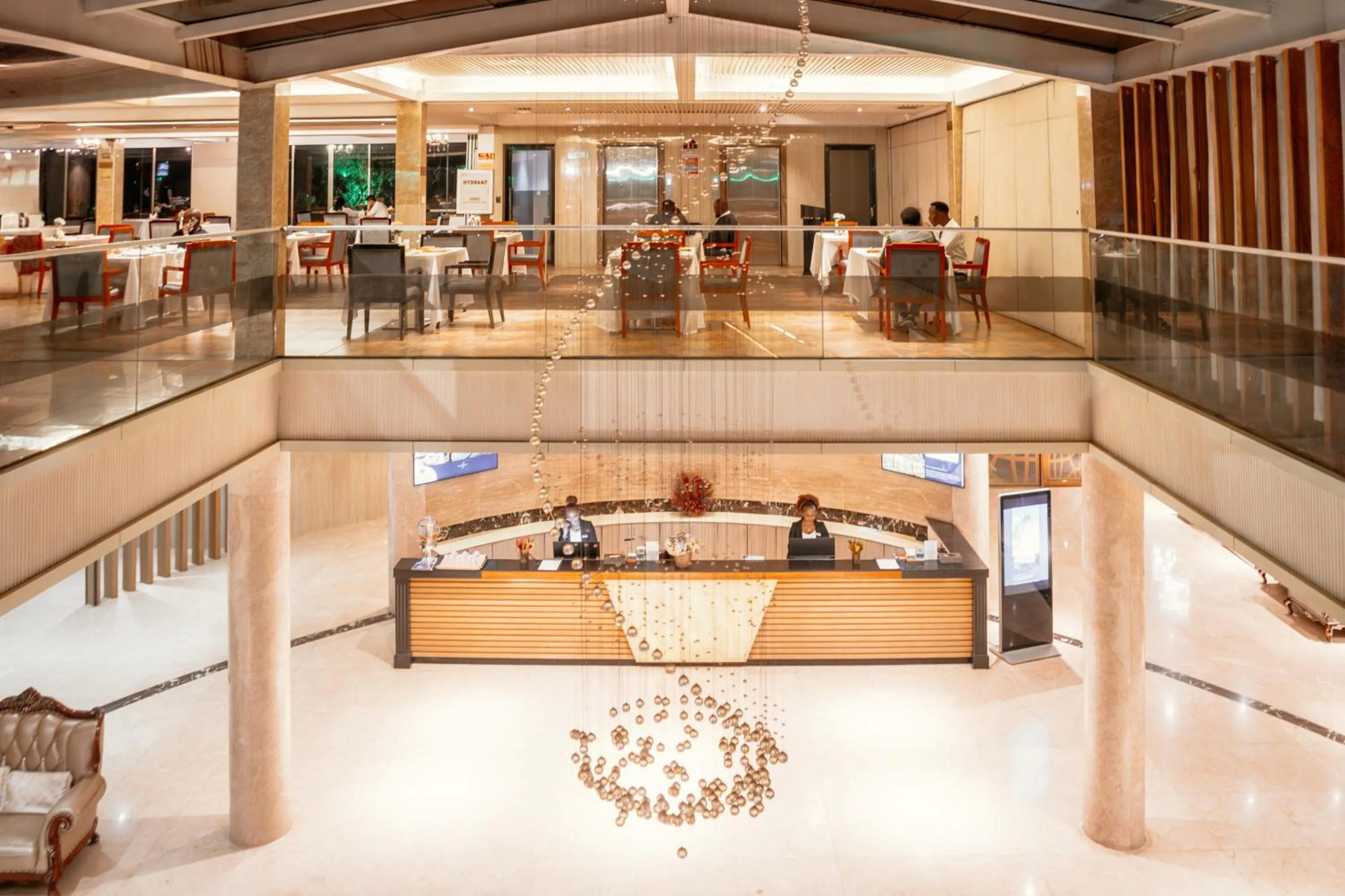 Lobby or reception in Swiss Lenana Mount Hotel