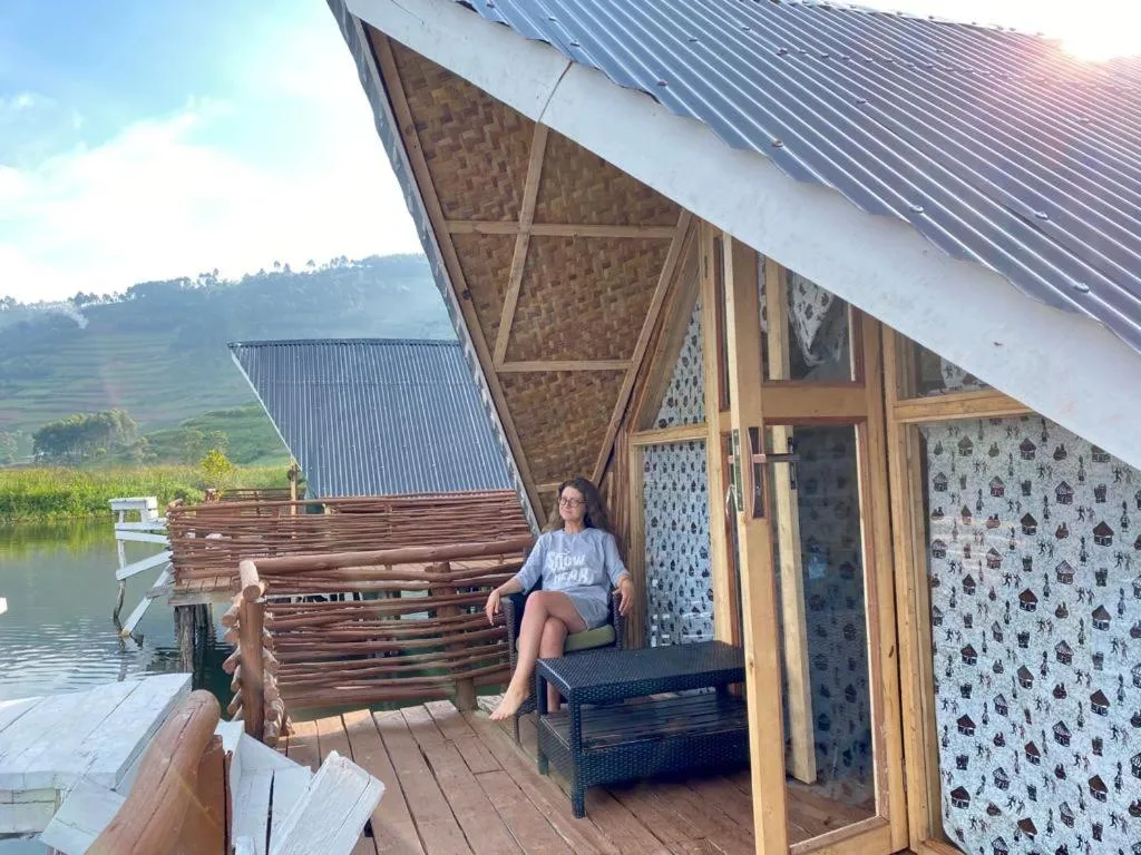 Property building in Lake Bunyonyi Rock Resort