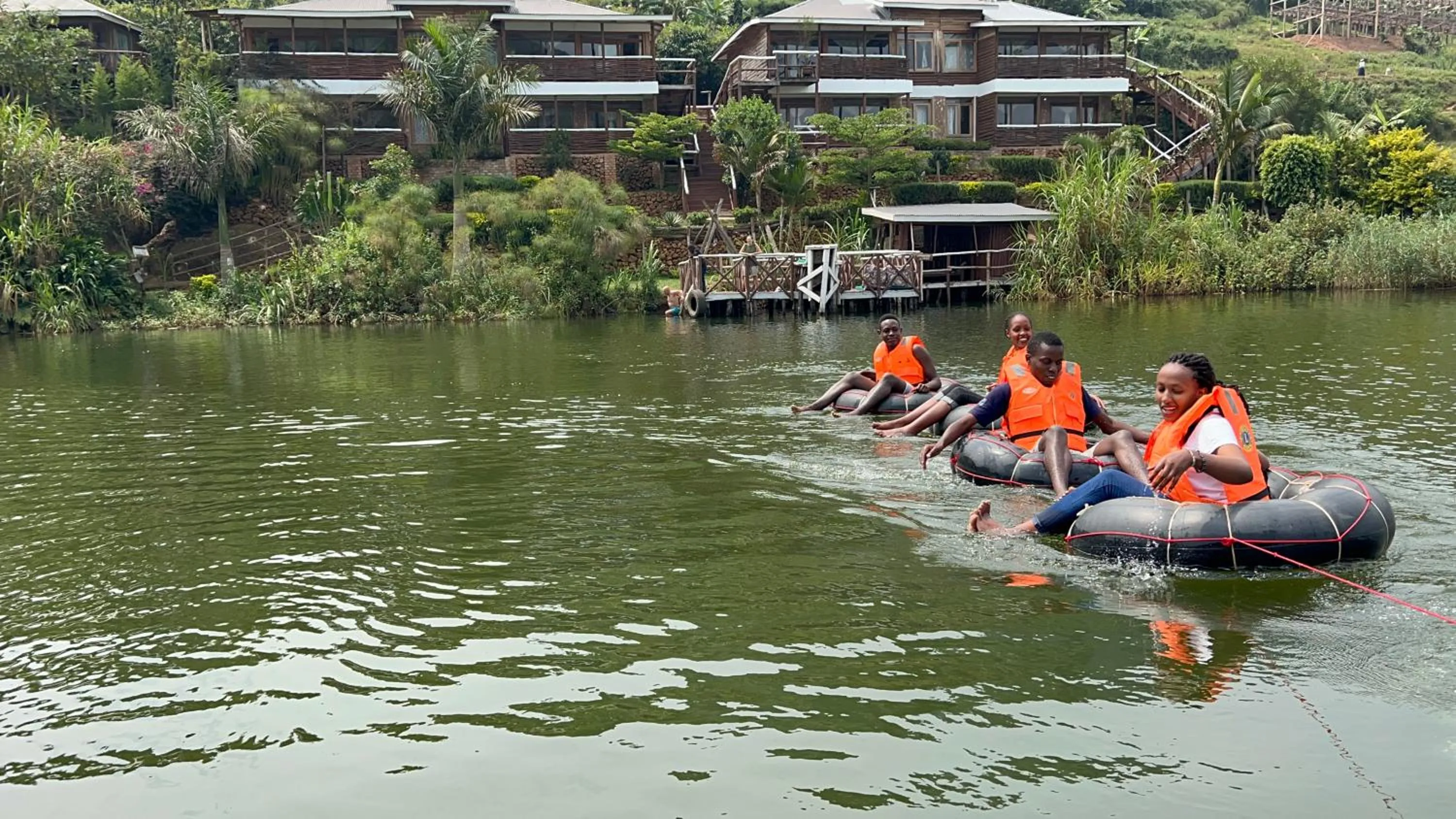 Day in Lake Bunyonyi Rock Resort