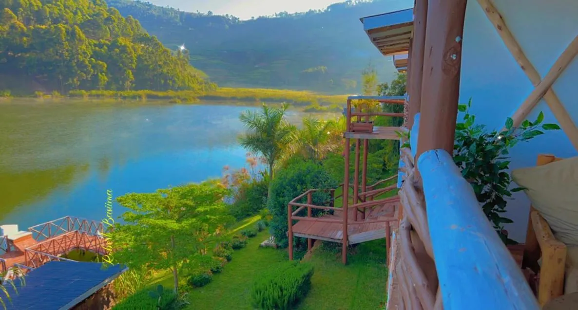 Property building in Lake Bunyonyi Rock Resort