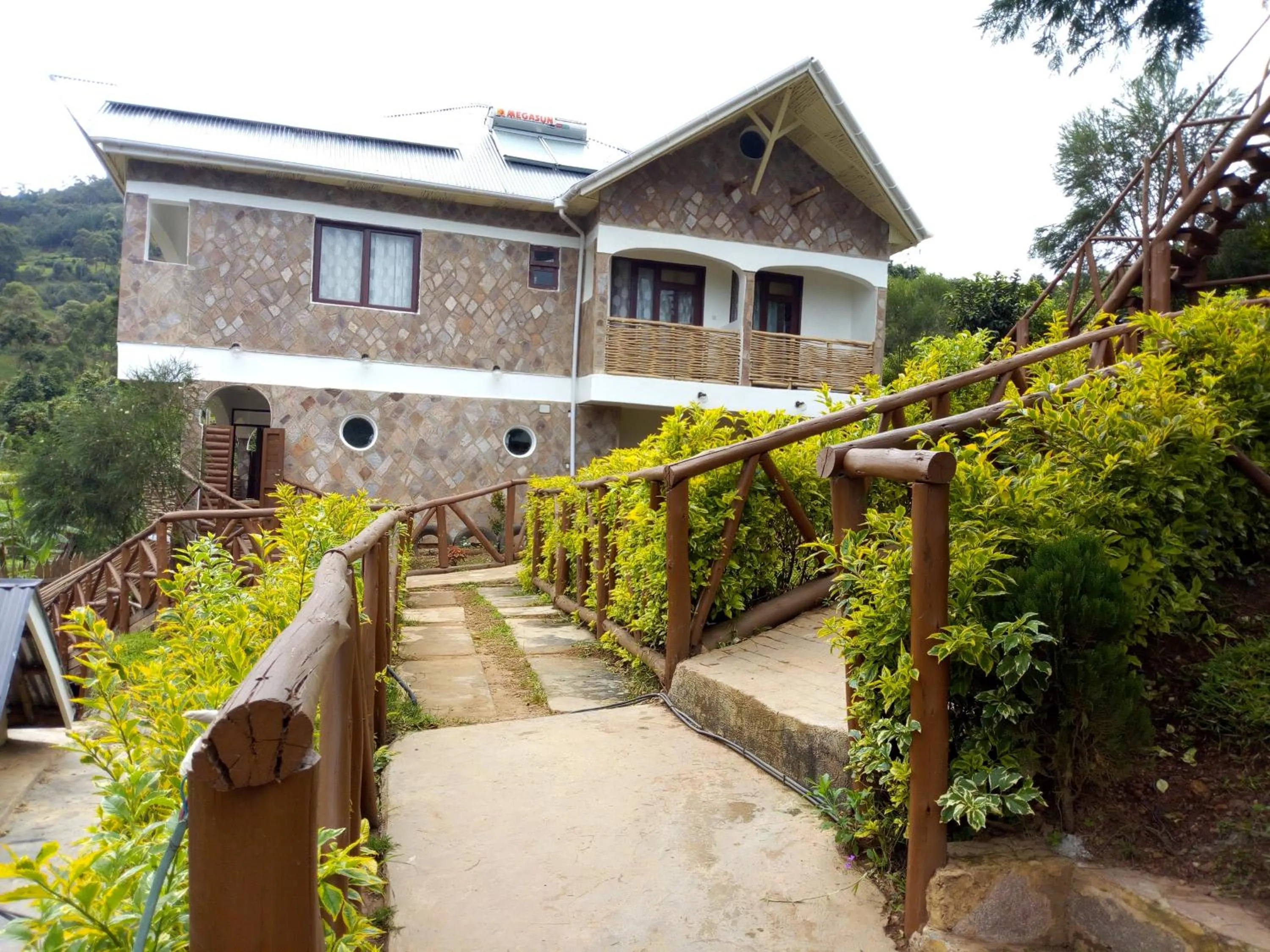 Property building in Lake Bunyonyi Rock Resort