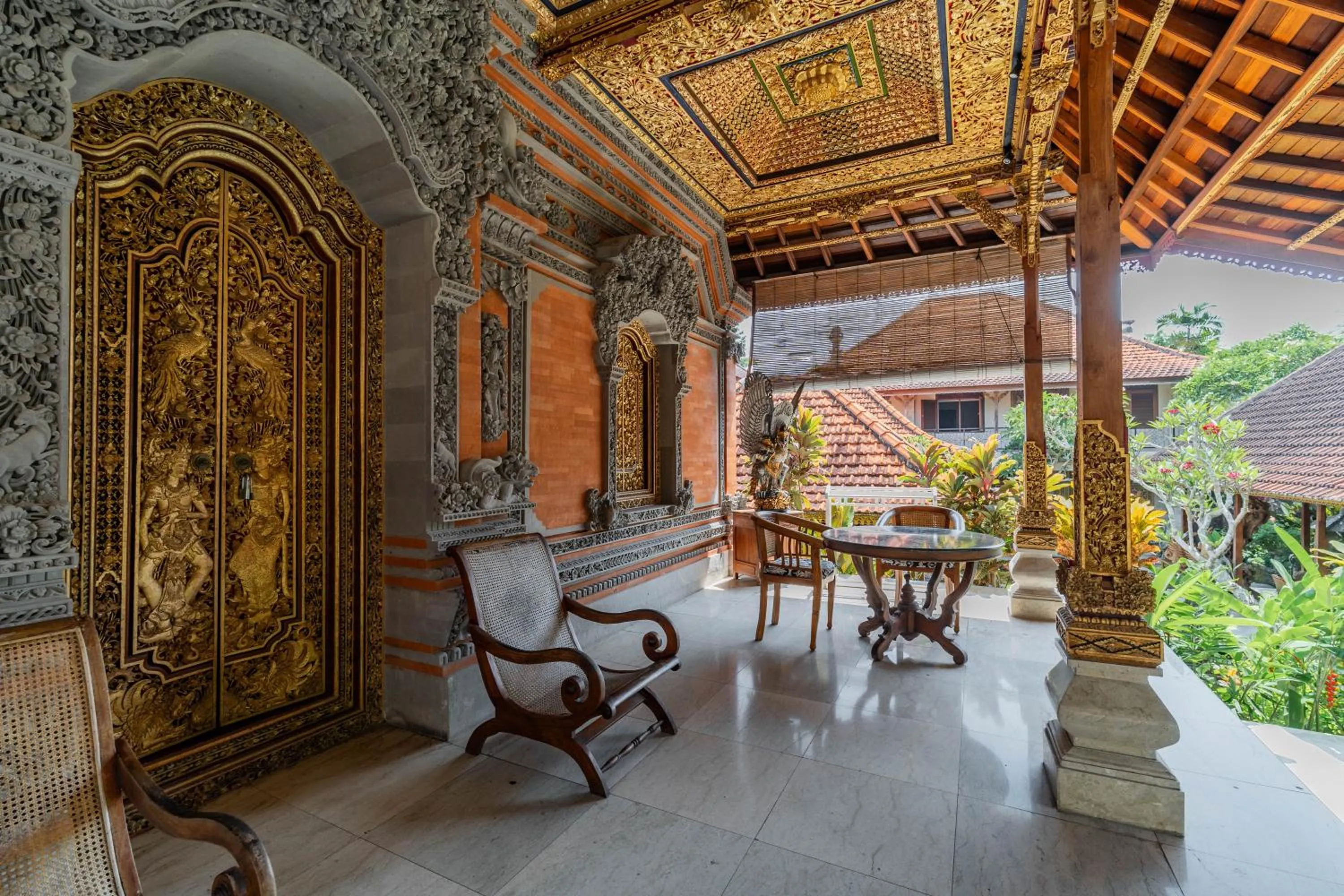 Patio in Honeymoon Guesthouse