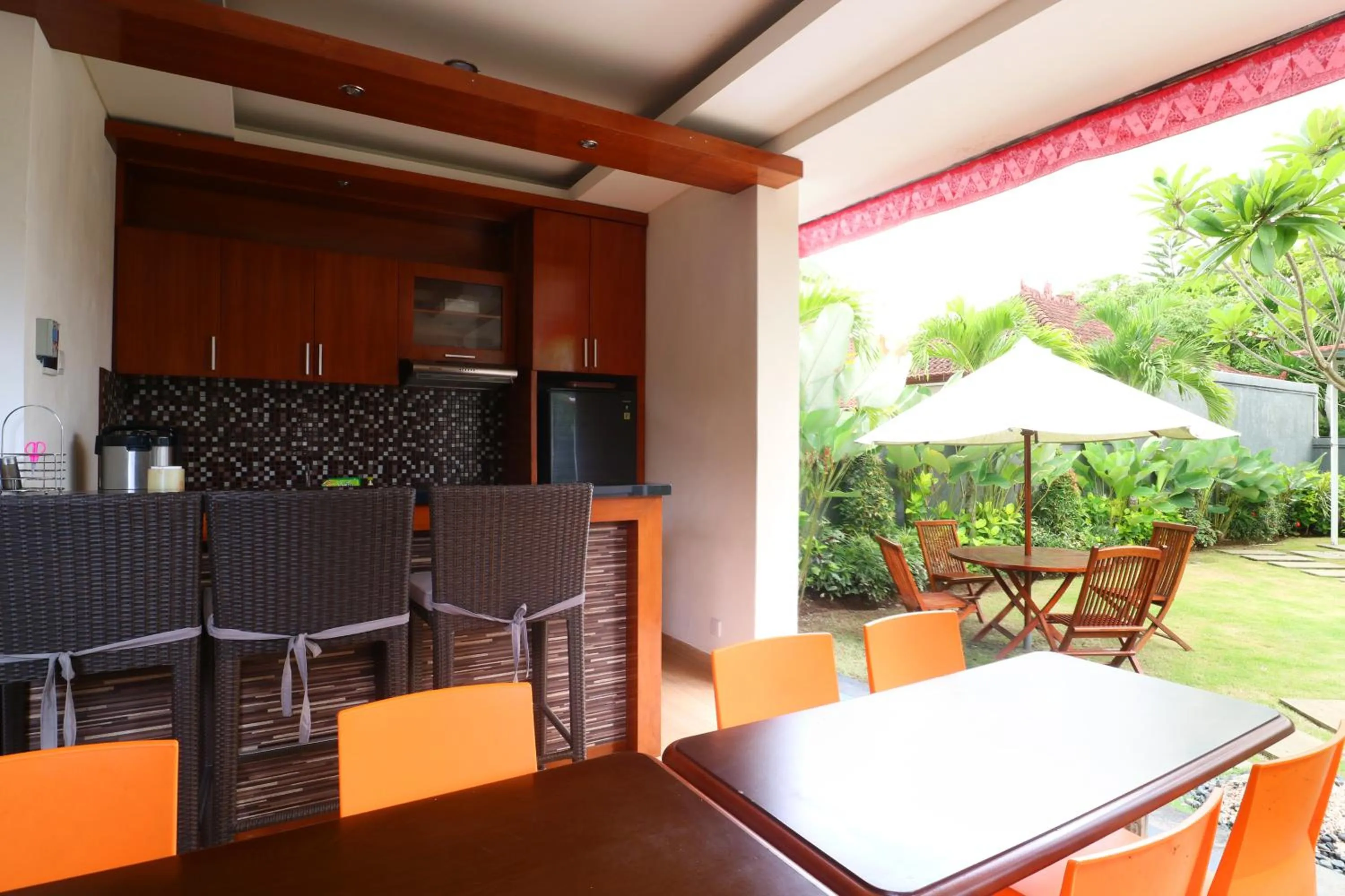 Seating area in The Umah Pandawa Hotel and Villas