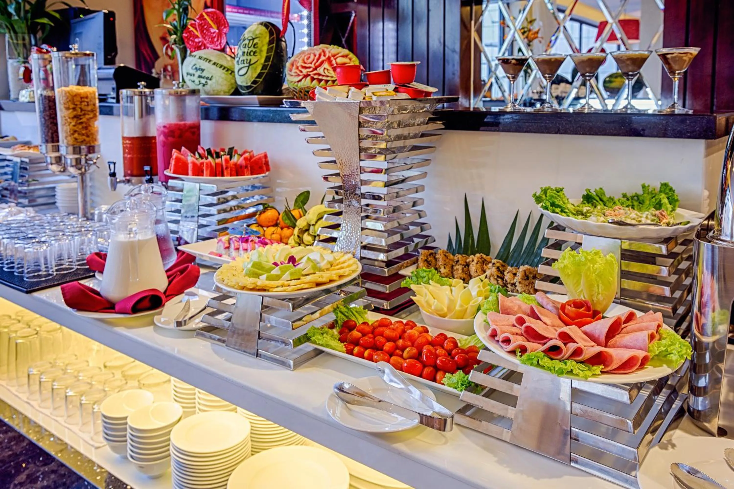 Buffet breakfast in Sofia Suite Hotel & Spa Danang - Free Draught Beer and 20 minute Spa per room