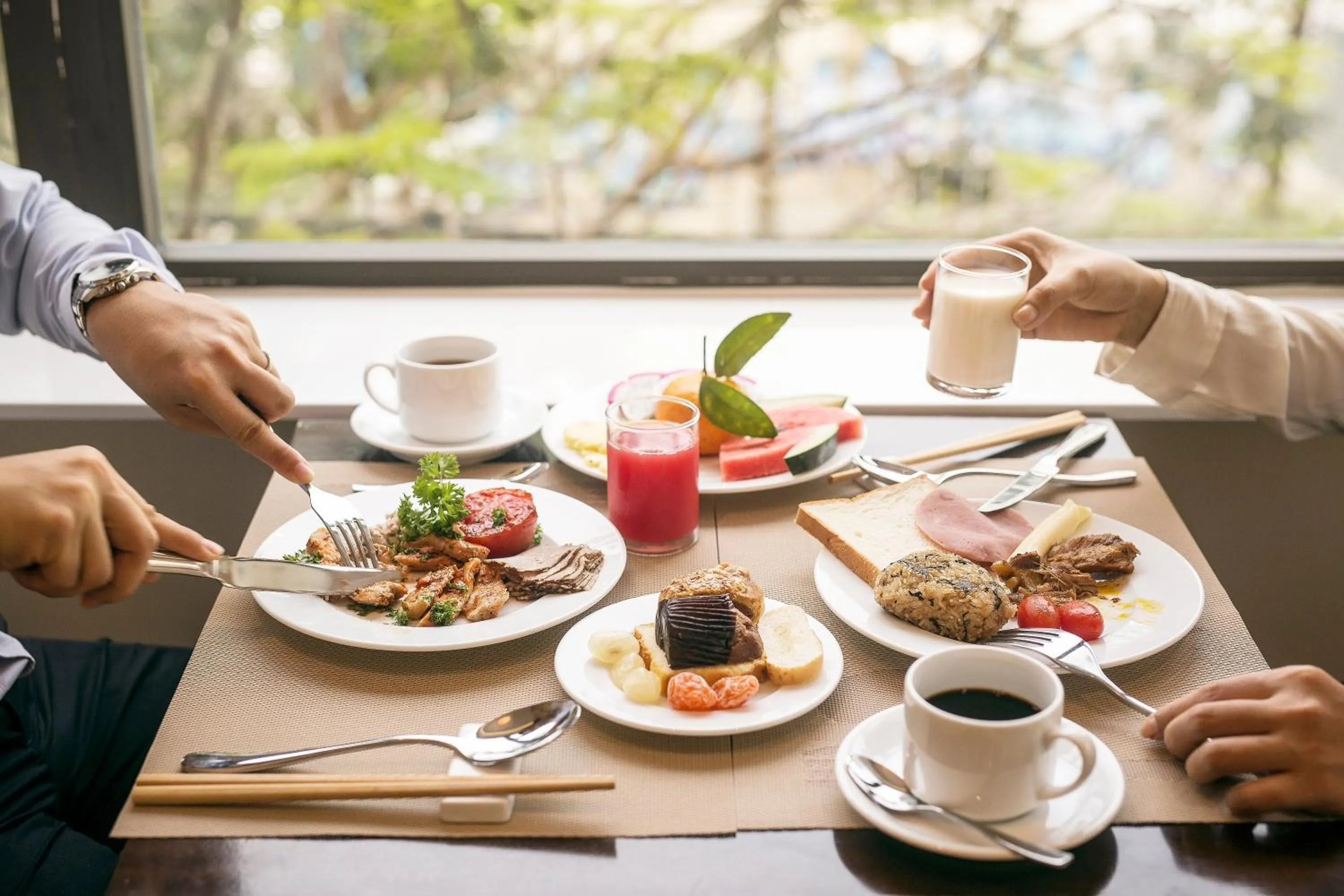 Buffet breakfast in Sofia Suite Hotel & Spa Danang - Free Craft Beer and 20 minute Spa per room