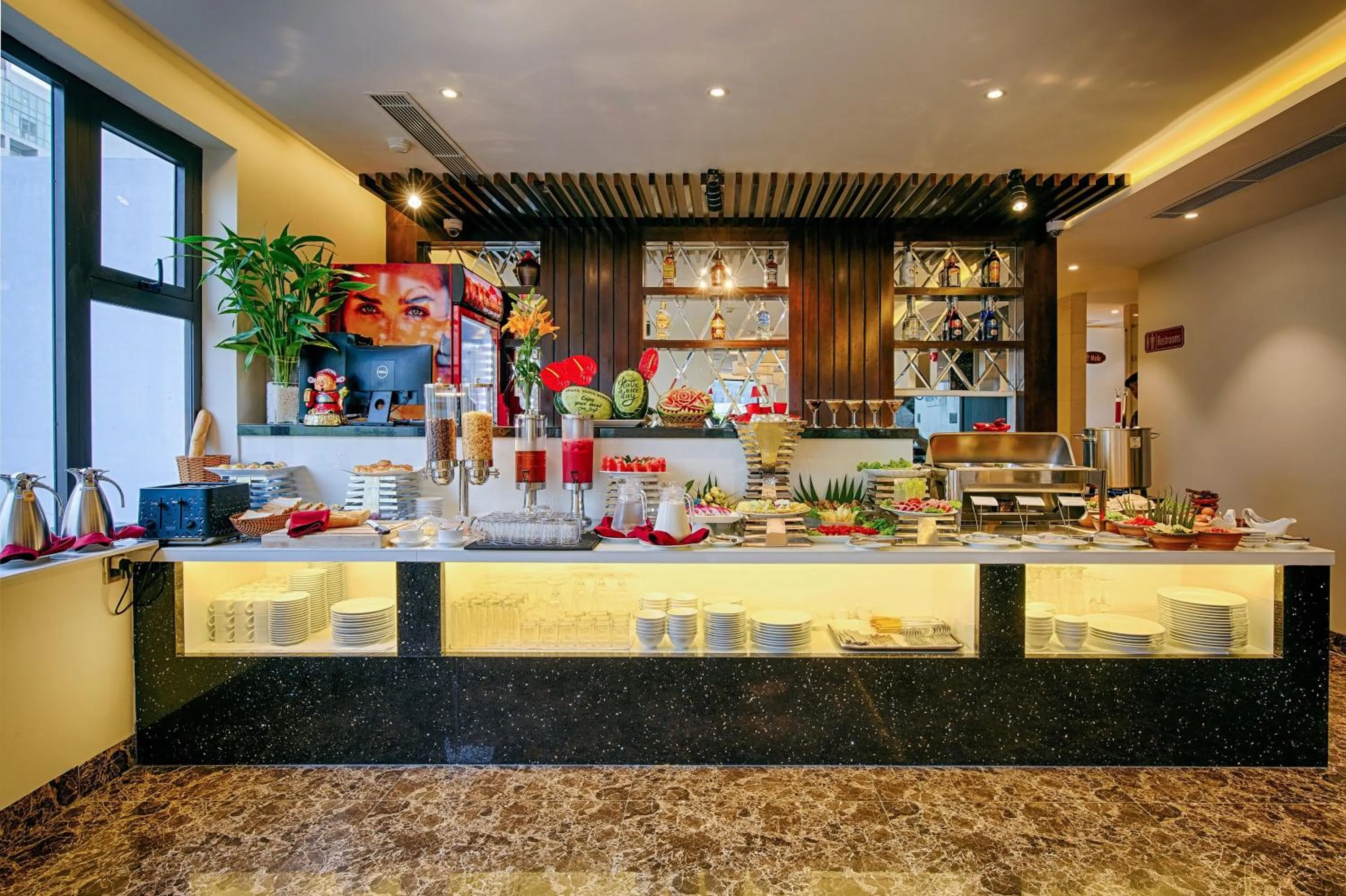 Buffet breakfast in Sofia Suite Hotel & Spa Danang - Free Craft Beer and 20 minute Spa per room