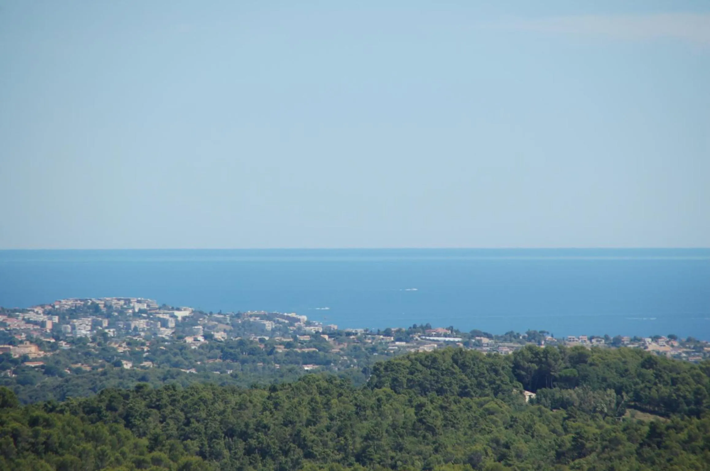 Sea view in Le Mazet de Tourrettes