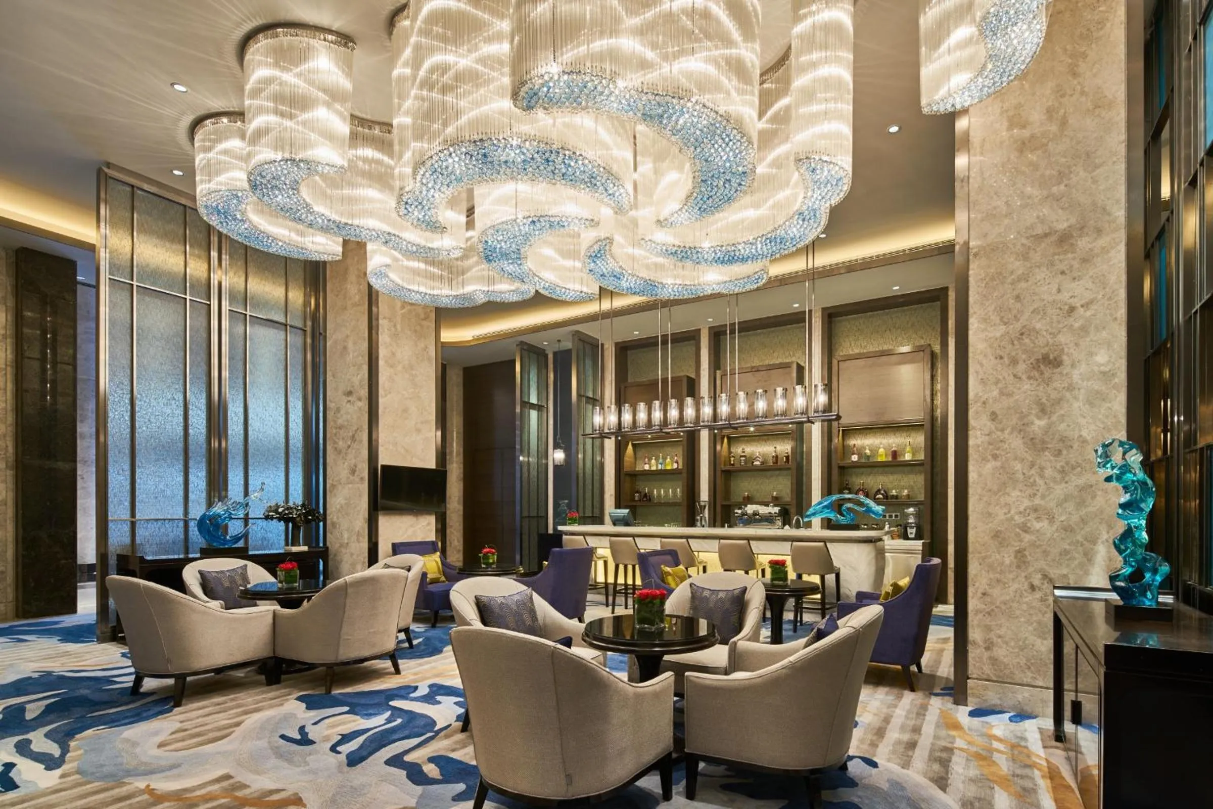 Seating area in Wanda Realm Shangrao