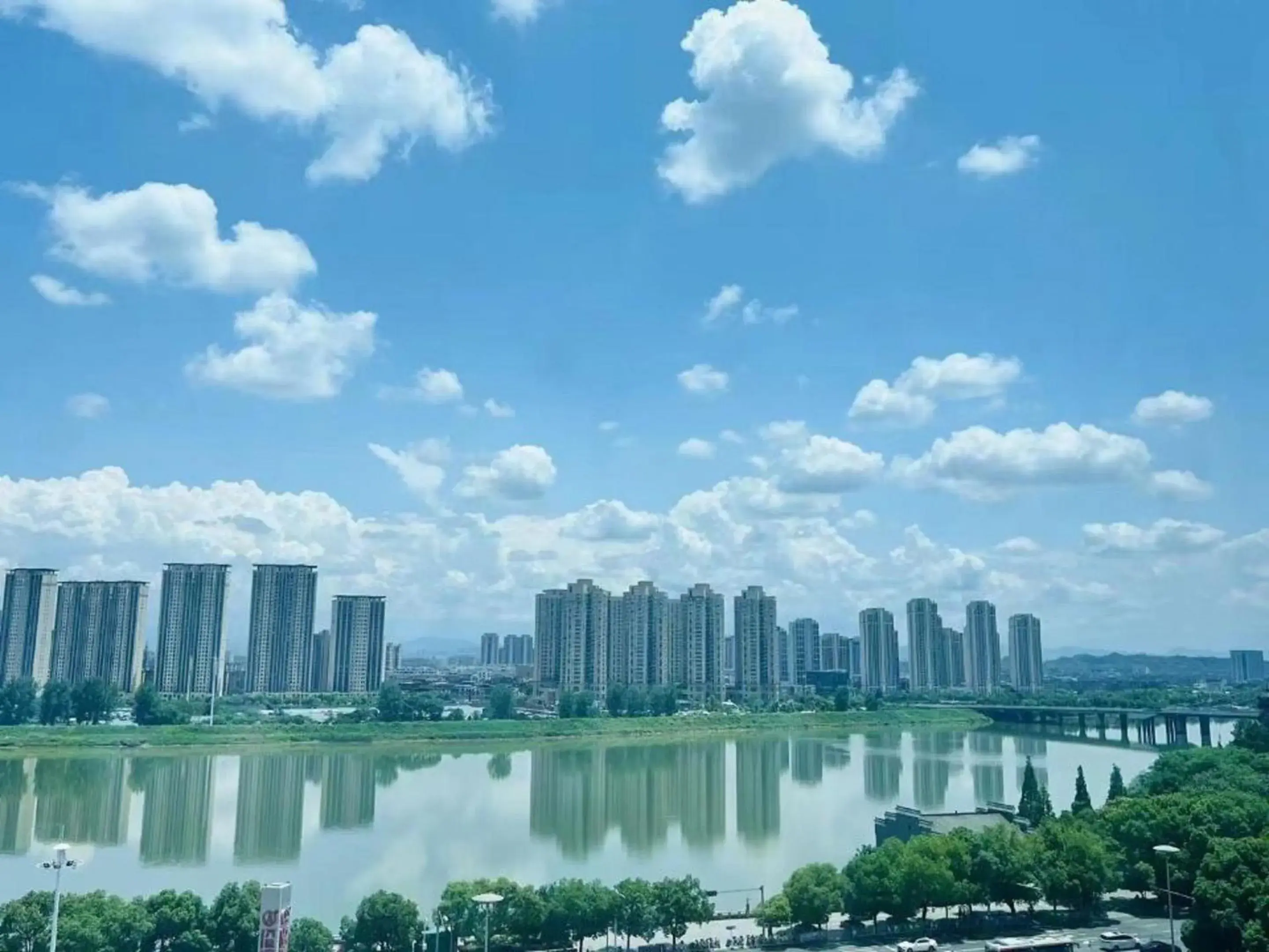 River view in Wanda Realm Shangrao River view in Wanda Realm Shangrao