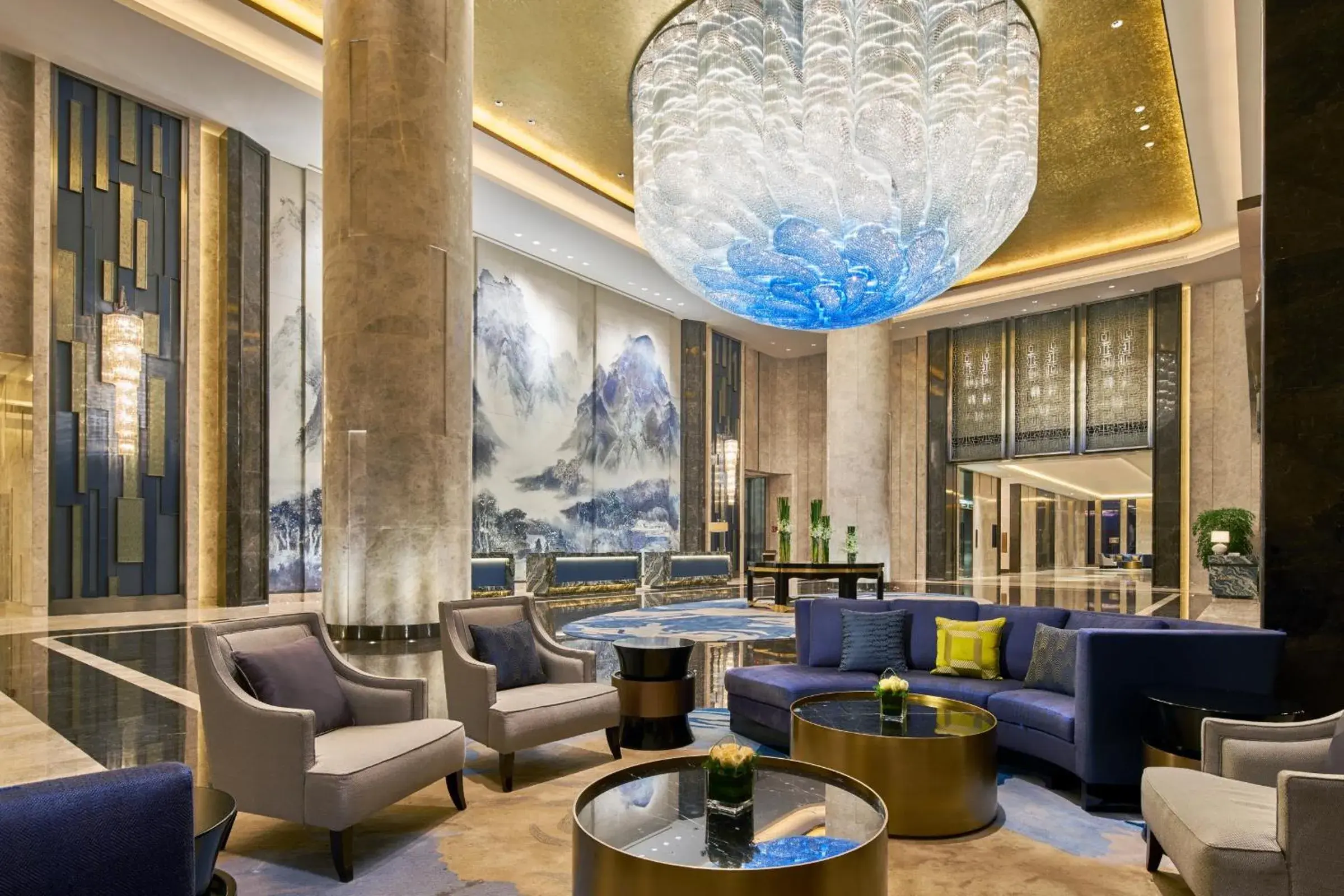 Lobby or reception in Wanda Realm Shangrao Lobby or reception in Wanda Realm Shangrao