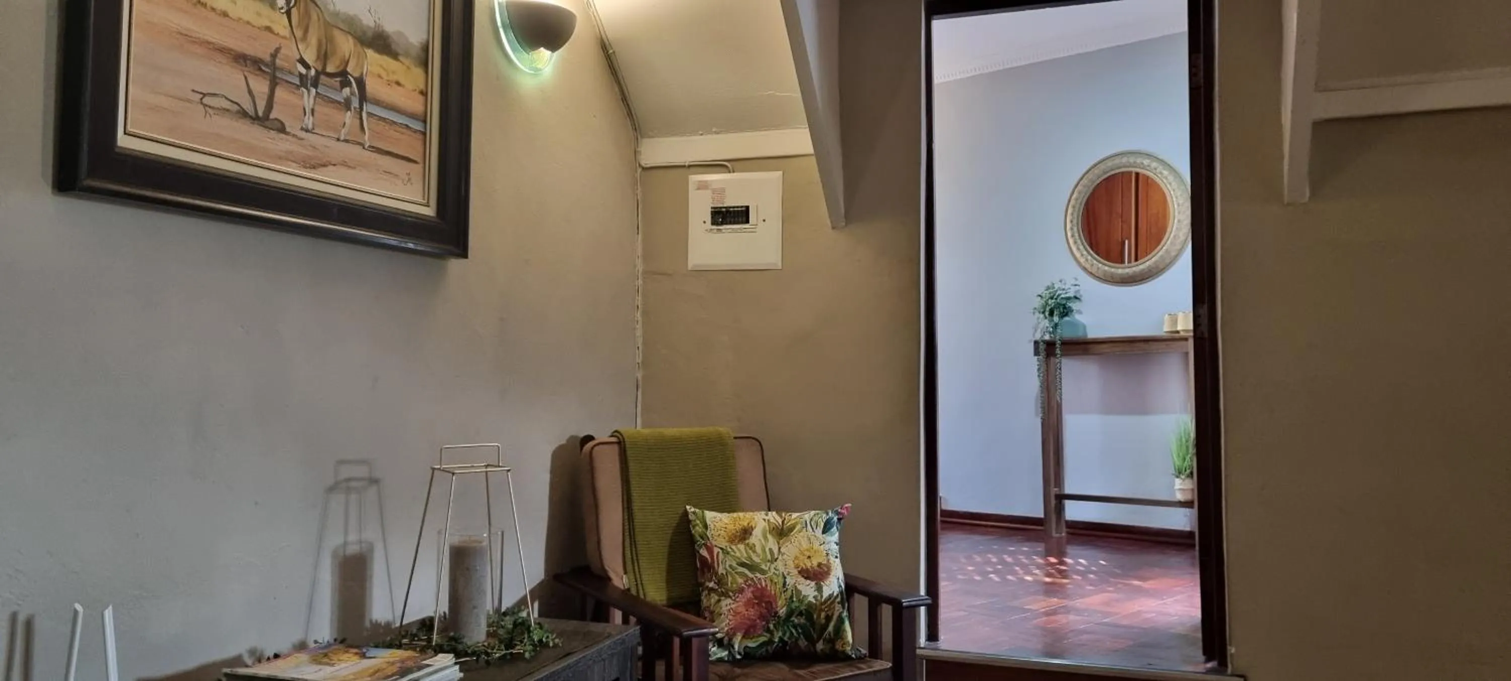 Seating area in The Leopard Tree