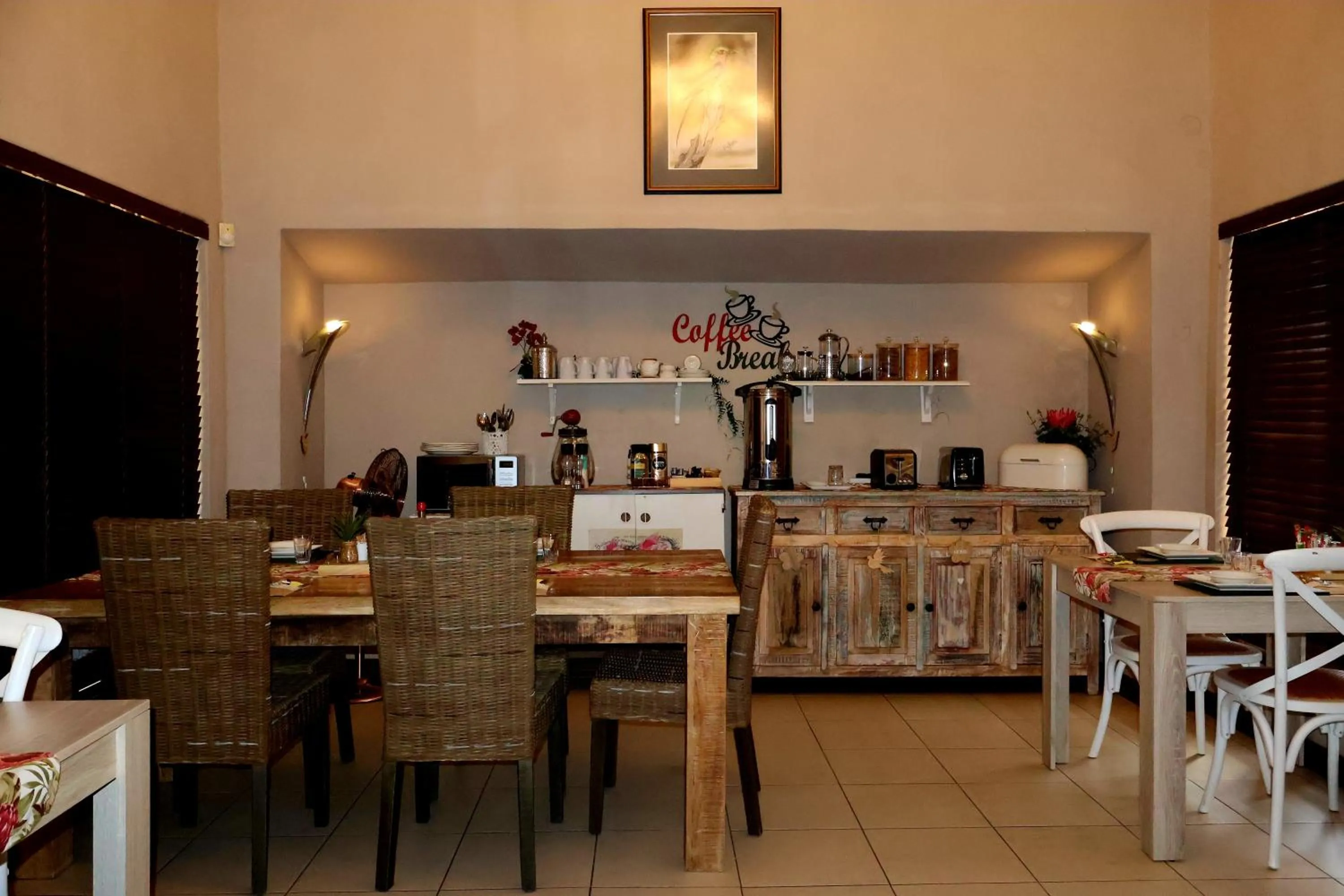 Dining area in The Leopard Tree