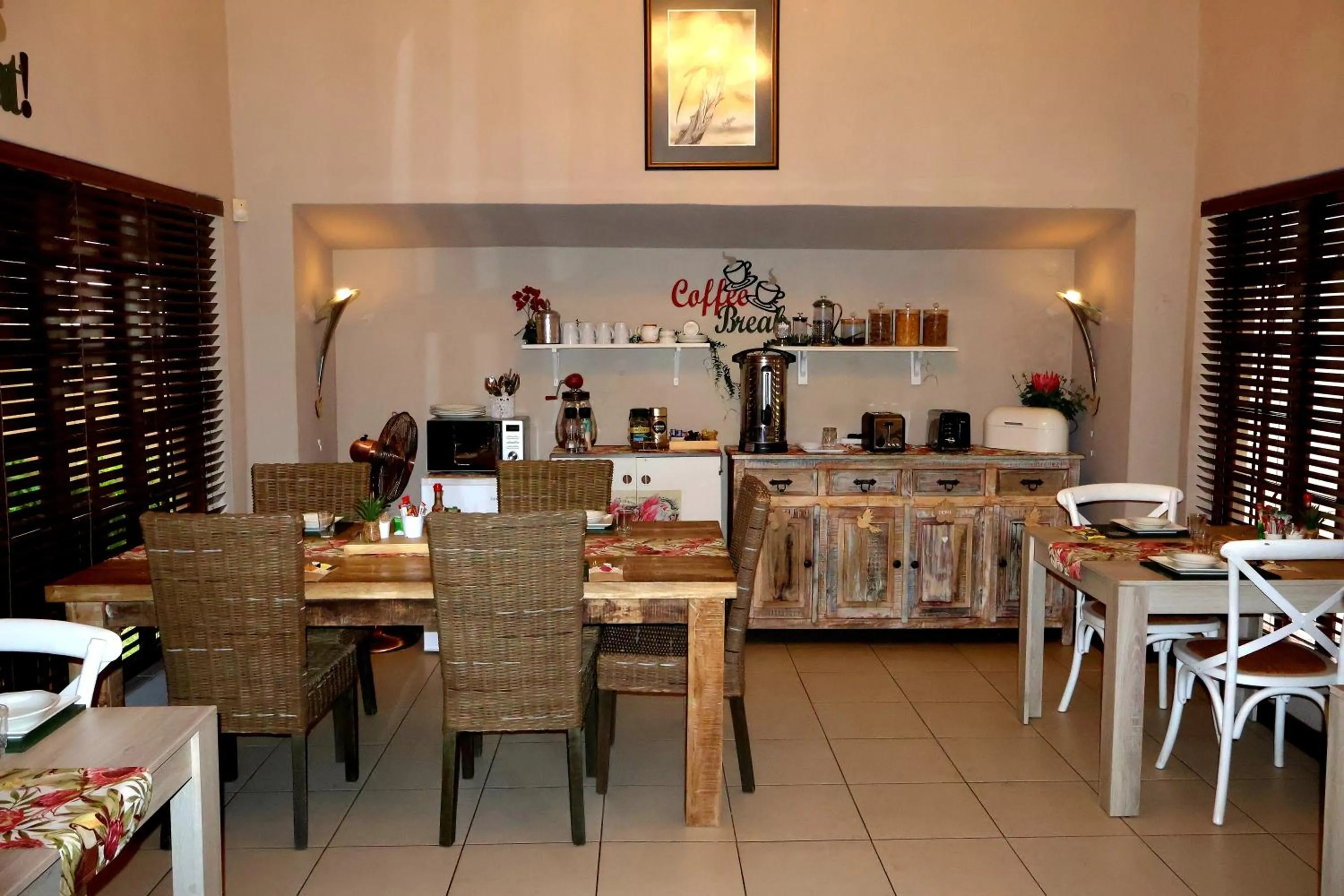 Dining area in The Leopard Tree