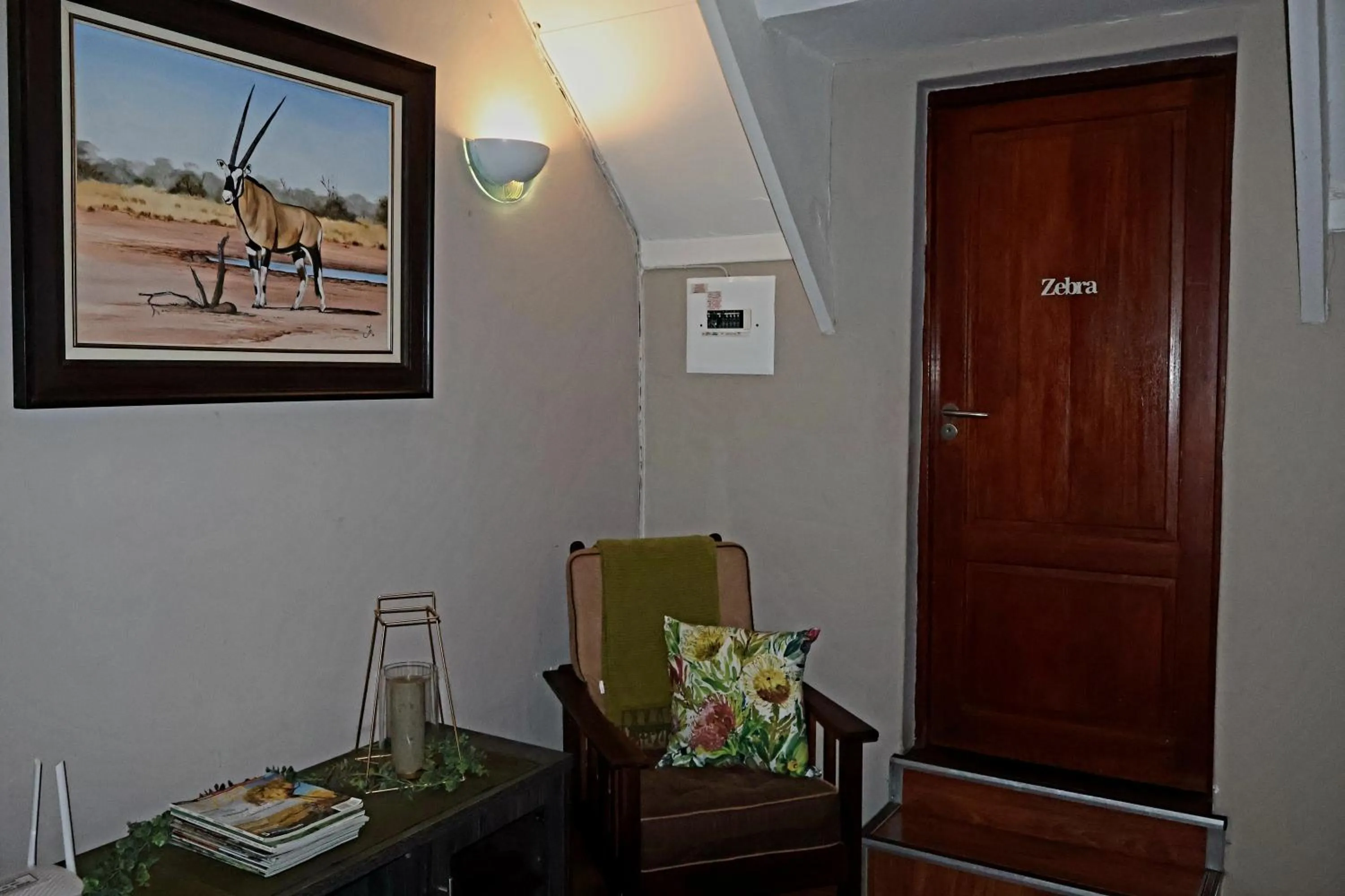 Seating area in The Leopard Tree